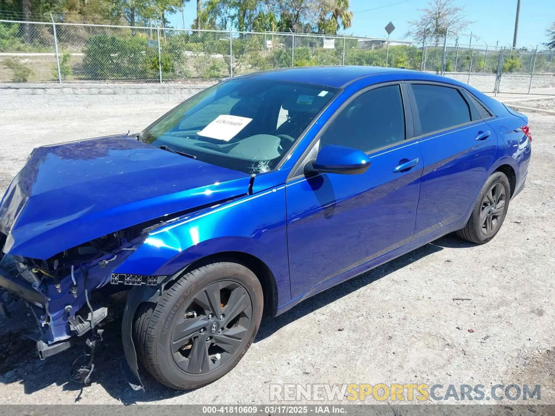 2 Photograph of a damaged car KMHLS4AG9MU066373 HYUNDAI ELANTRA 2021