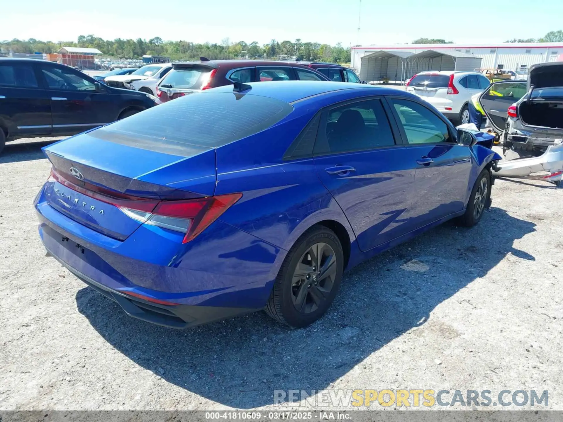 4 Photograph of a damaged car KMHLS4AG9MU066373 HYUNDAI ELANTRA 2021