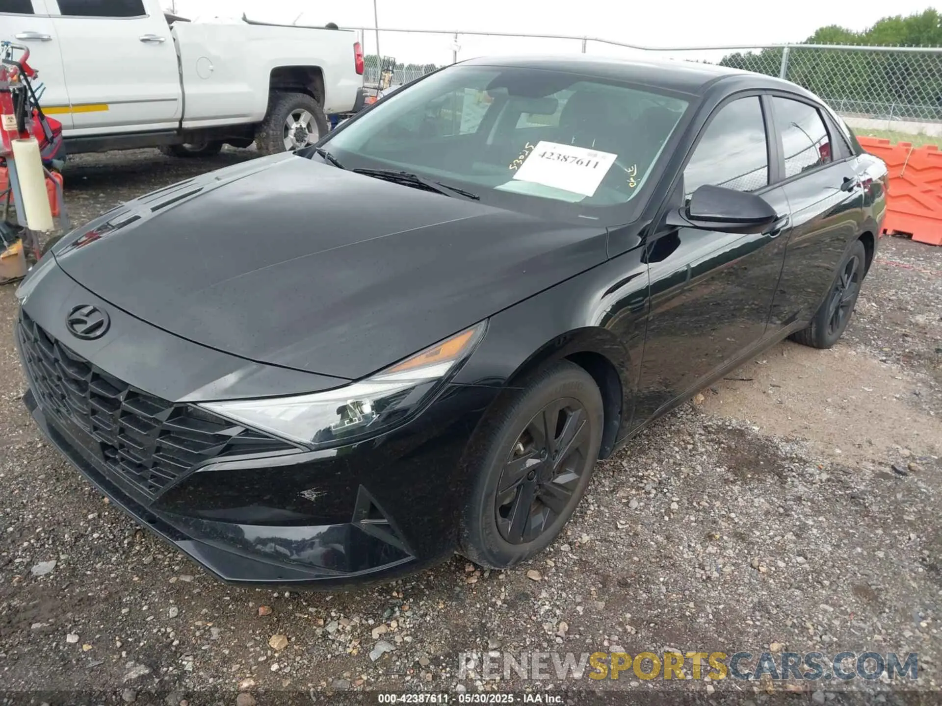 2 Photograph of a damaged car KMHLS4AG9MU095193 HYUNDAI ELANTRA 2021