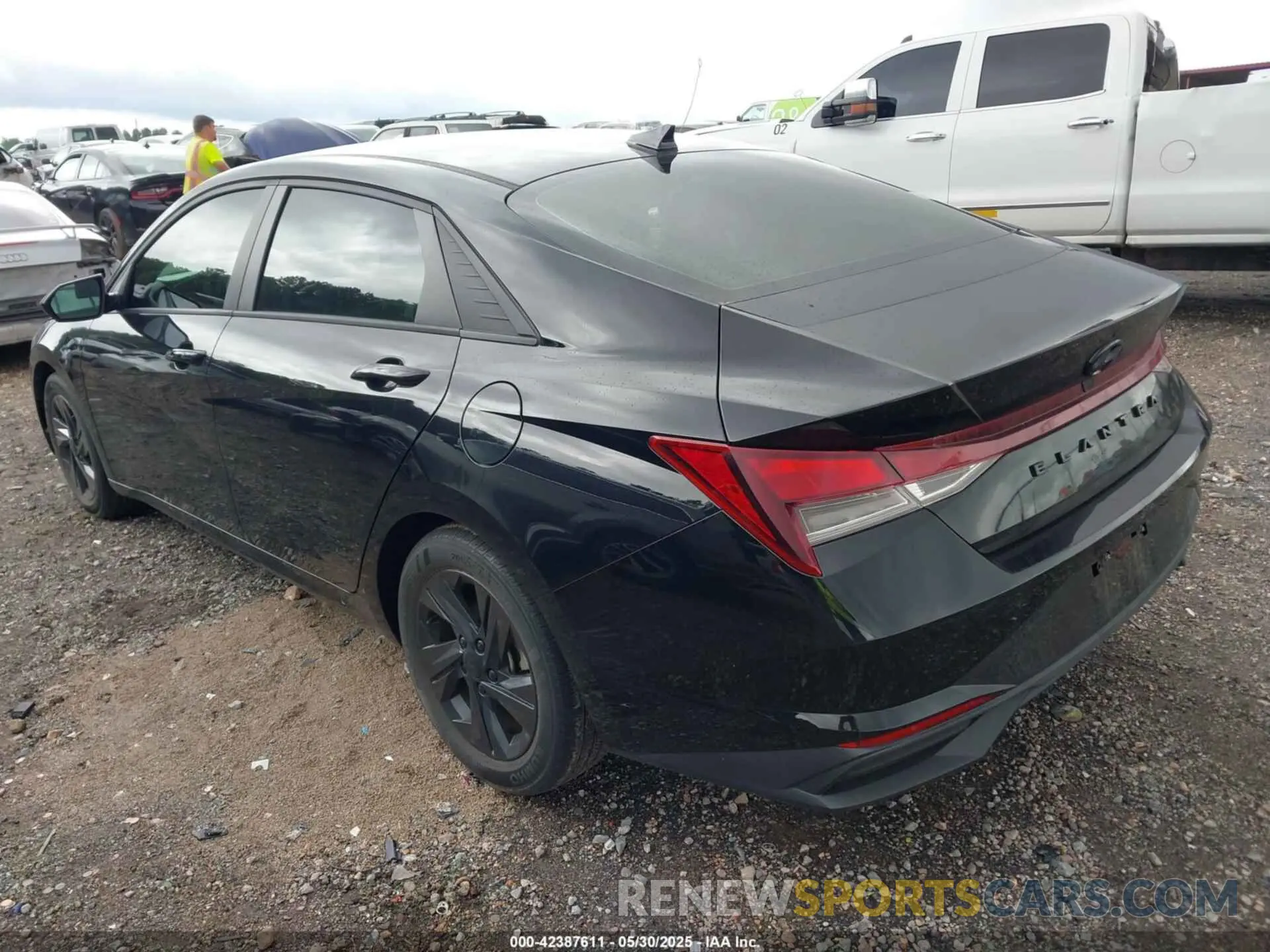 3 Photograph of a damaged car KMHLS4AG9MU095193 HYUNDAI ELANTRA 2021