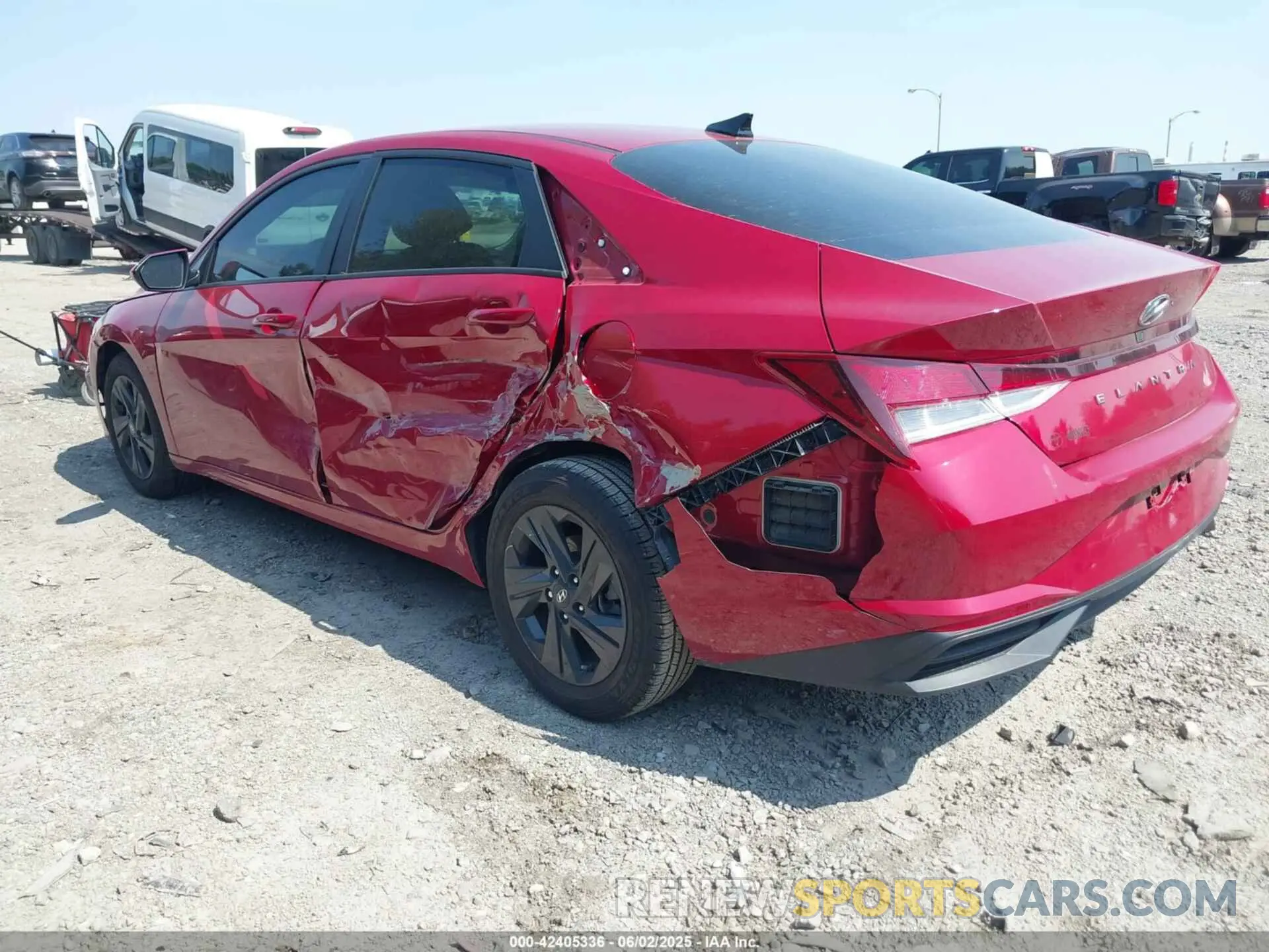 3 Photograph of a damaged car KMHLS4AG9MU211220 HYUNDAI ELANTRA 2021