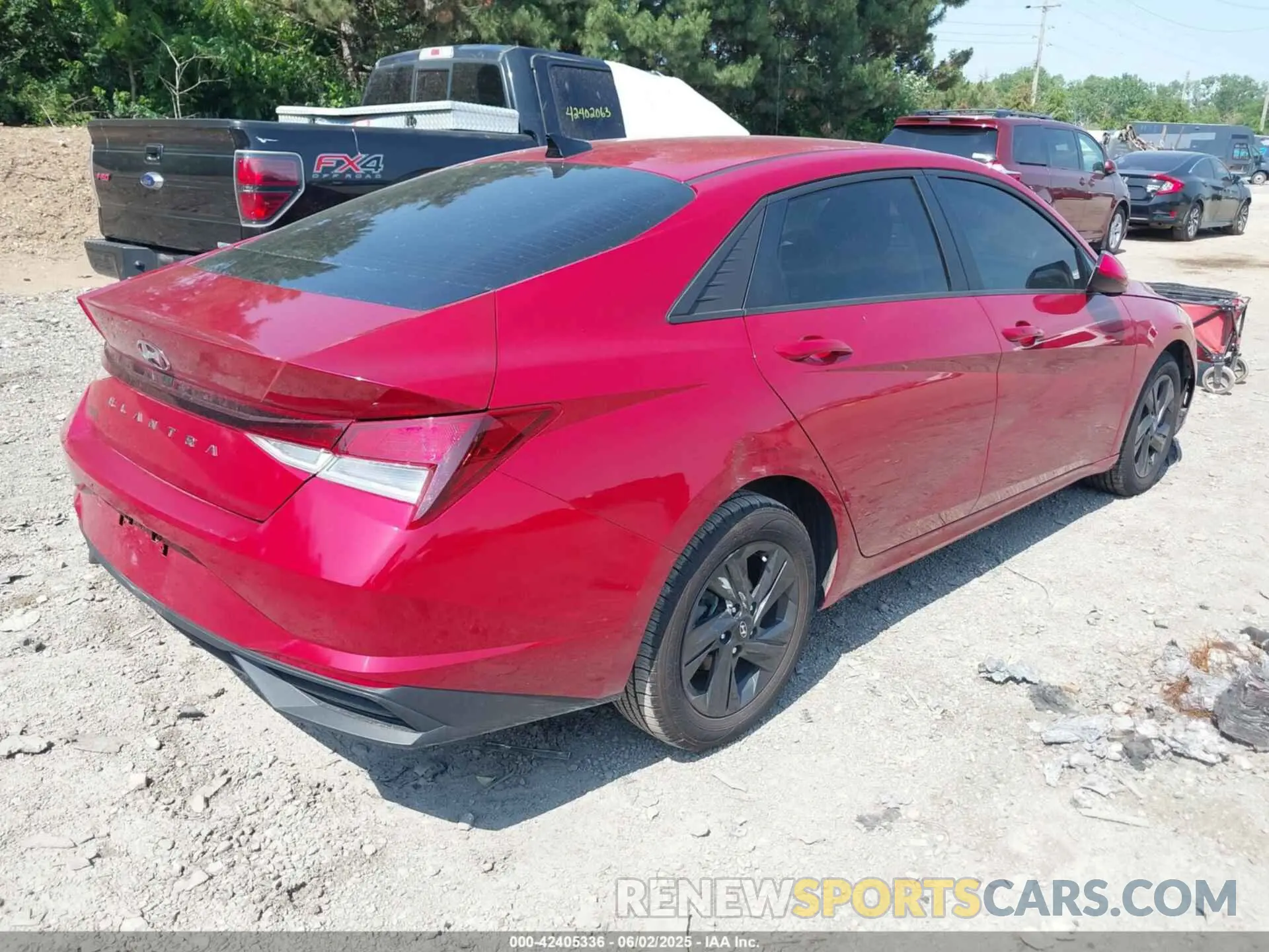 4 Photograph of a damaged car KMHLS4AG9MU211220 HYUNDAI ELANTRA 2021