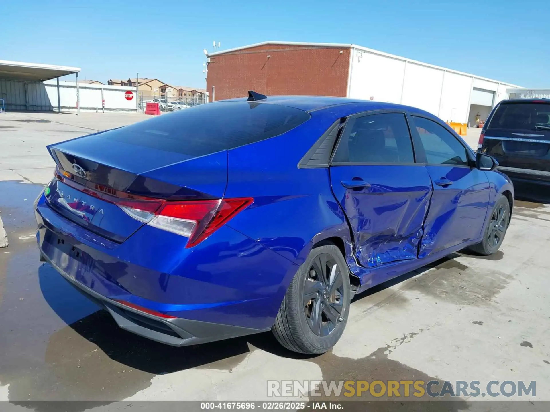 4 Photograph of a damaged car KMHLS4AGXMU065233 HYUNDAI ELANTRA 2021