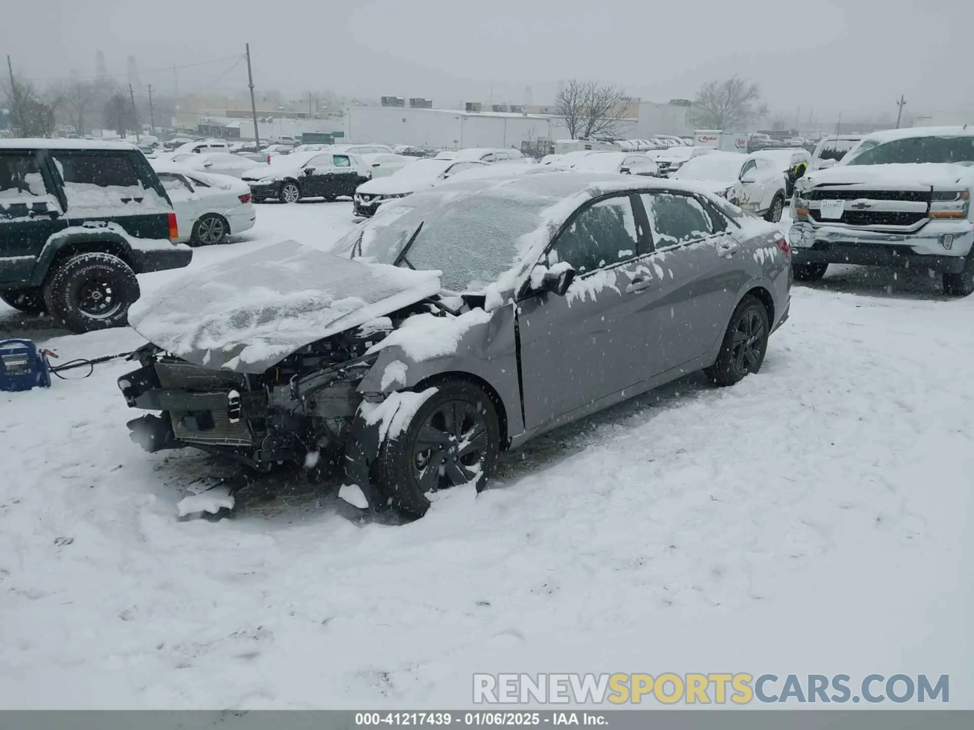 2 Photograph of a damaged car KMHLS4AGXMU189096 HYUNDAI ELANTRA 2021
