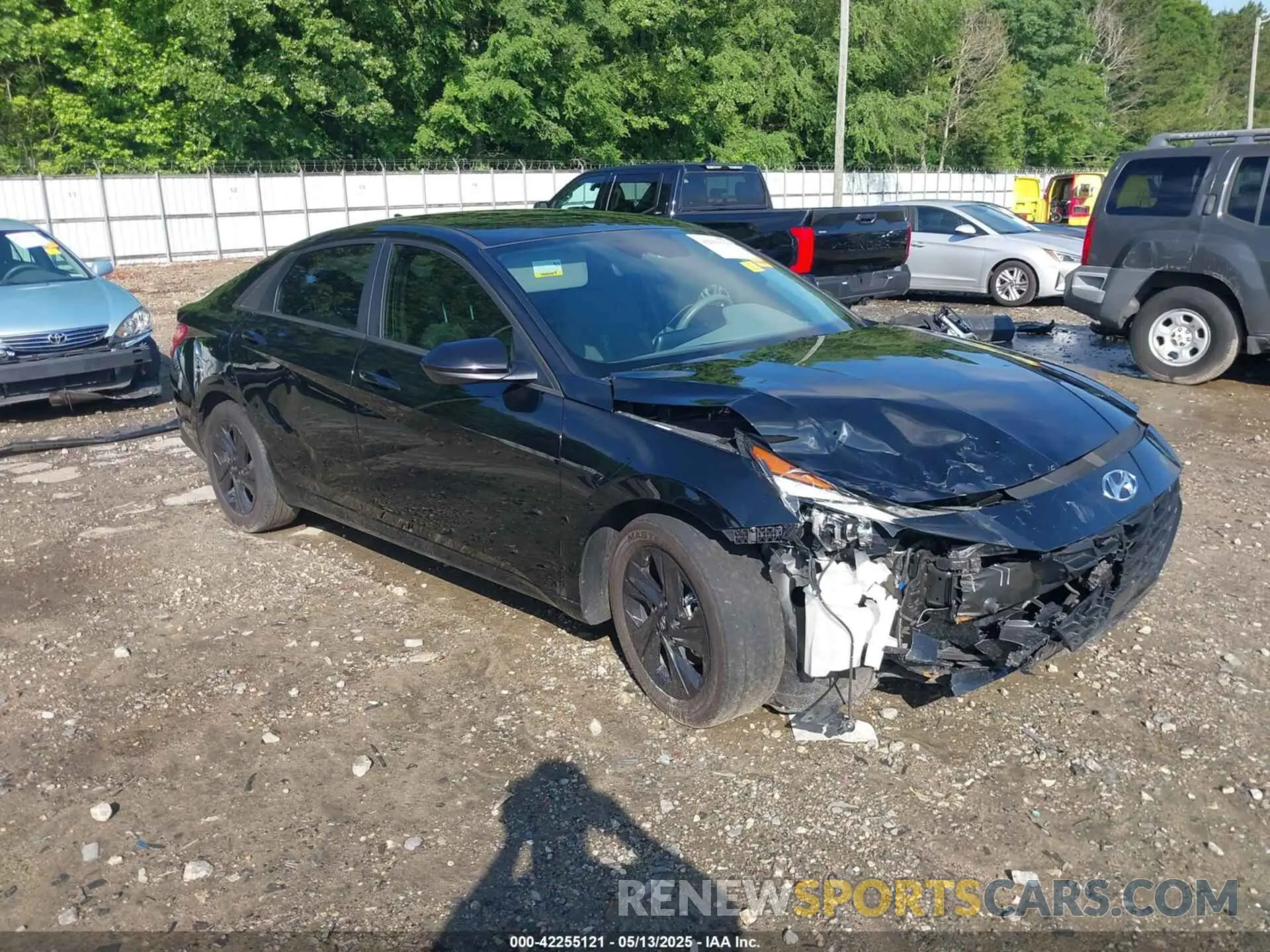 1 Photograph of a damaged car KMHLS4AGXMU212716 HYUNDAI ELANTRA 2021