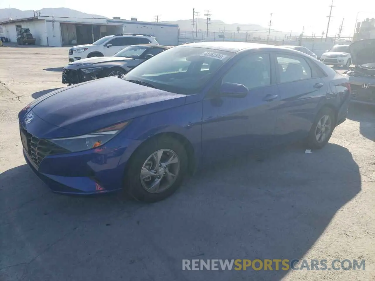 1 Photograph of a damaged car 5NPLL4AG1NH061715 HYUNDAI ELANTRA 2022