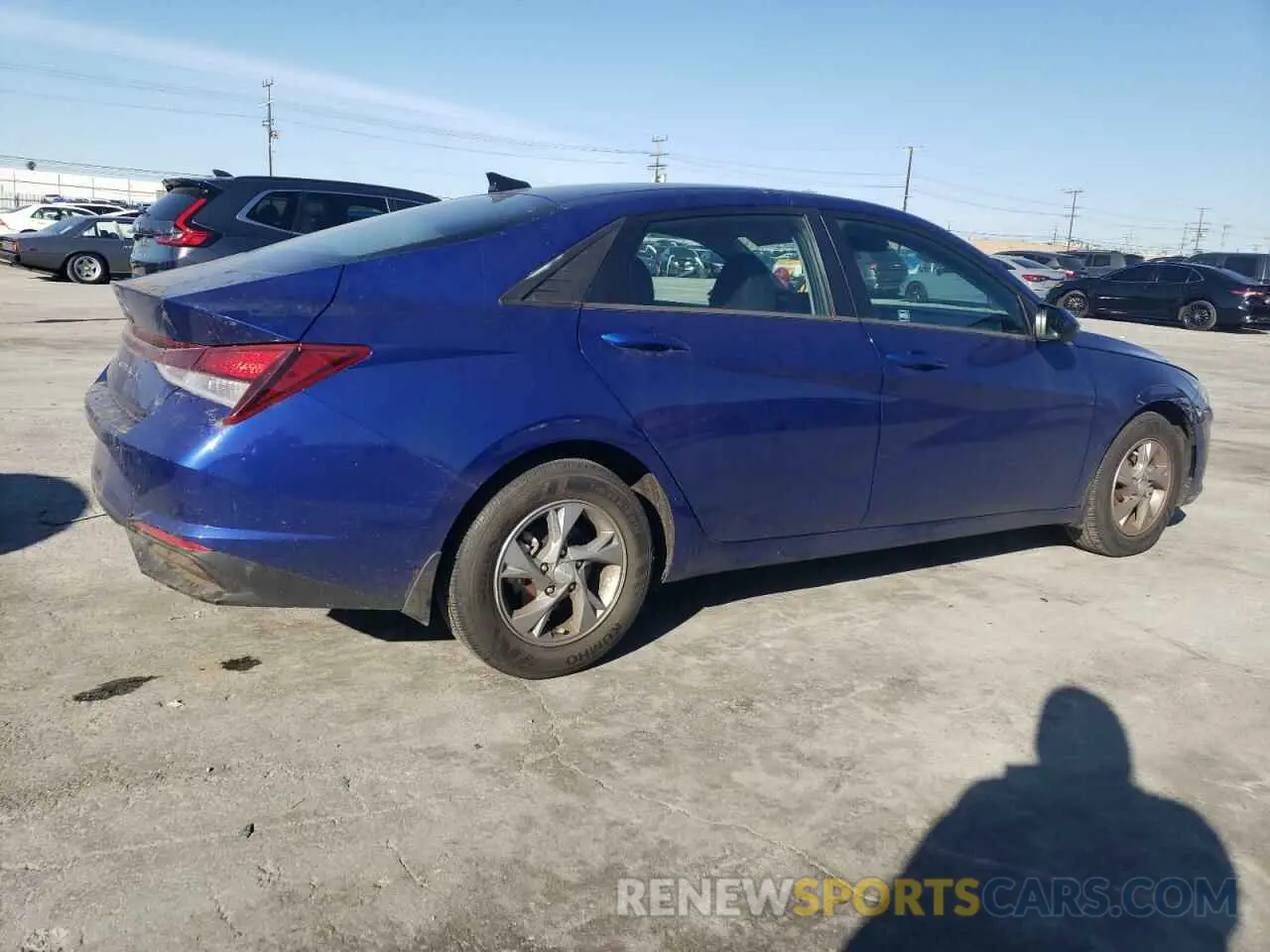 3 Photograph of a damaged car 5NPLL4AG1NH061715 HYUNDAI ELANTRA 2022