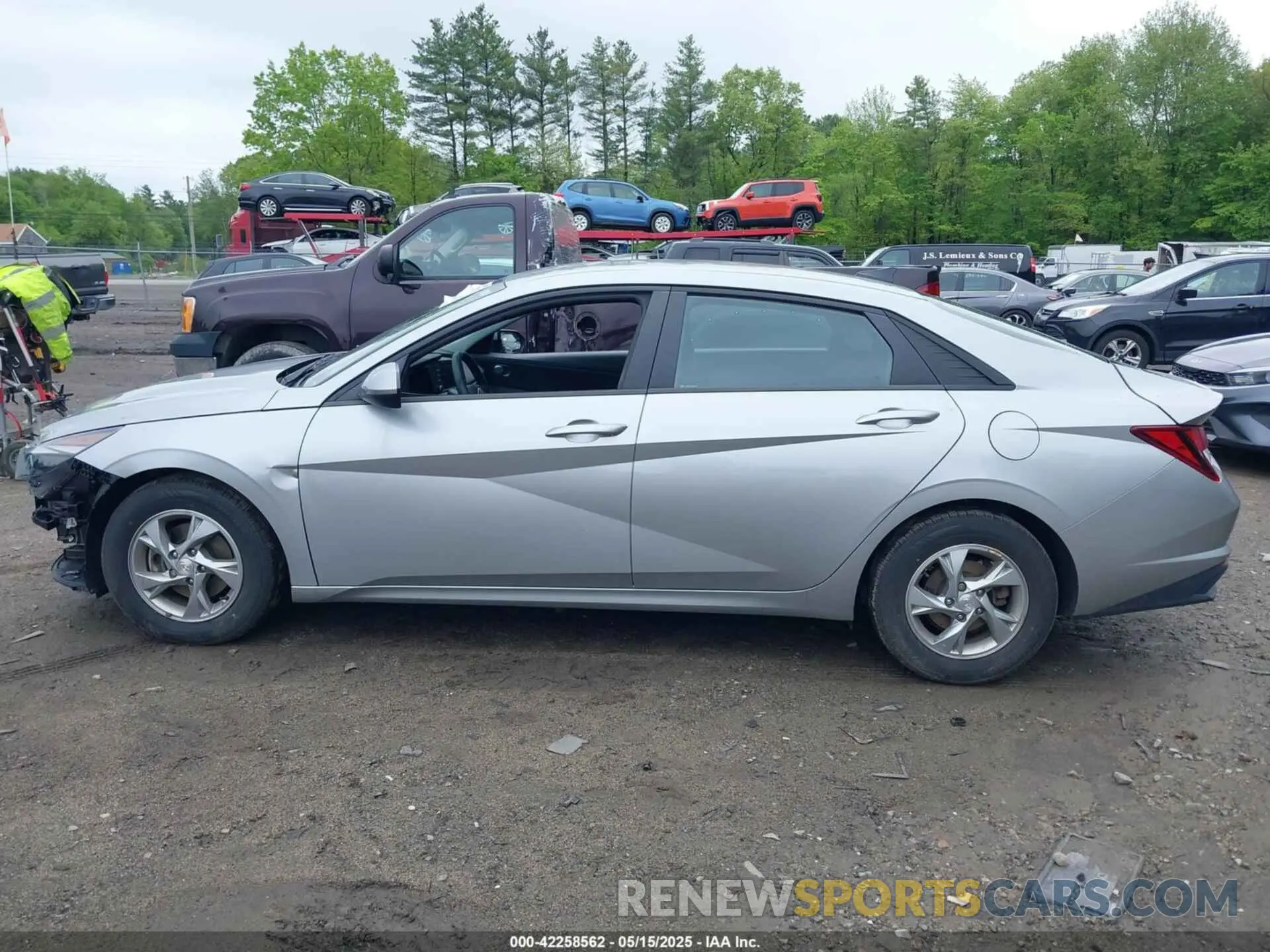 15 Photograph of a damaged car 5NPLL4AG1NH062119 HYUNDAI ELANTRA 2022