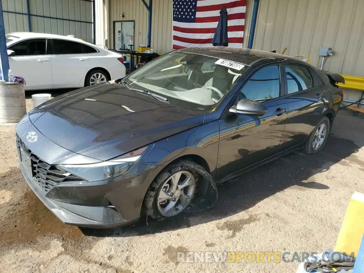 1 Photograph of a damaged car 5NPLL4AG1NH085013 HYUNDAI ELANTRA 2022