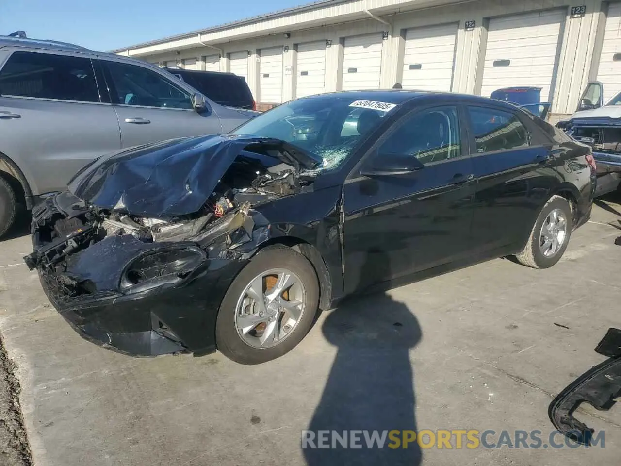 1 Photograph of a damaged car 5NPLL4AG2NH061948 HYUNDAI ELANTRA 2022