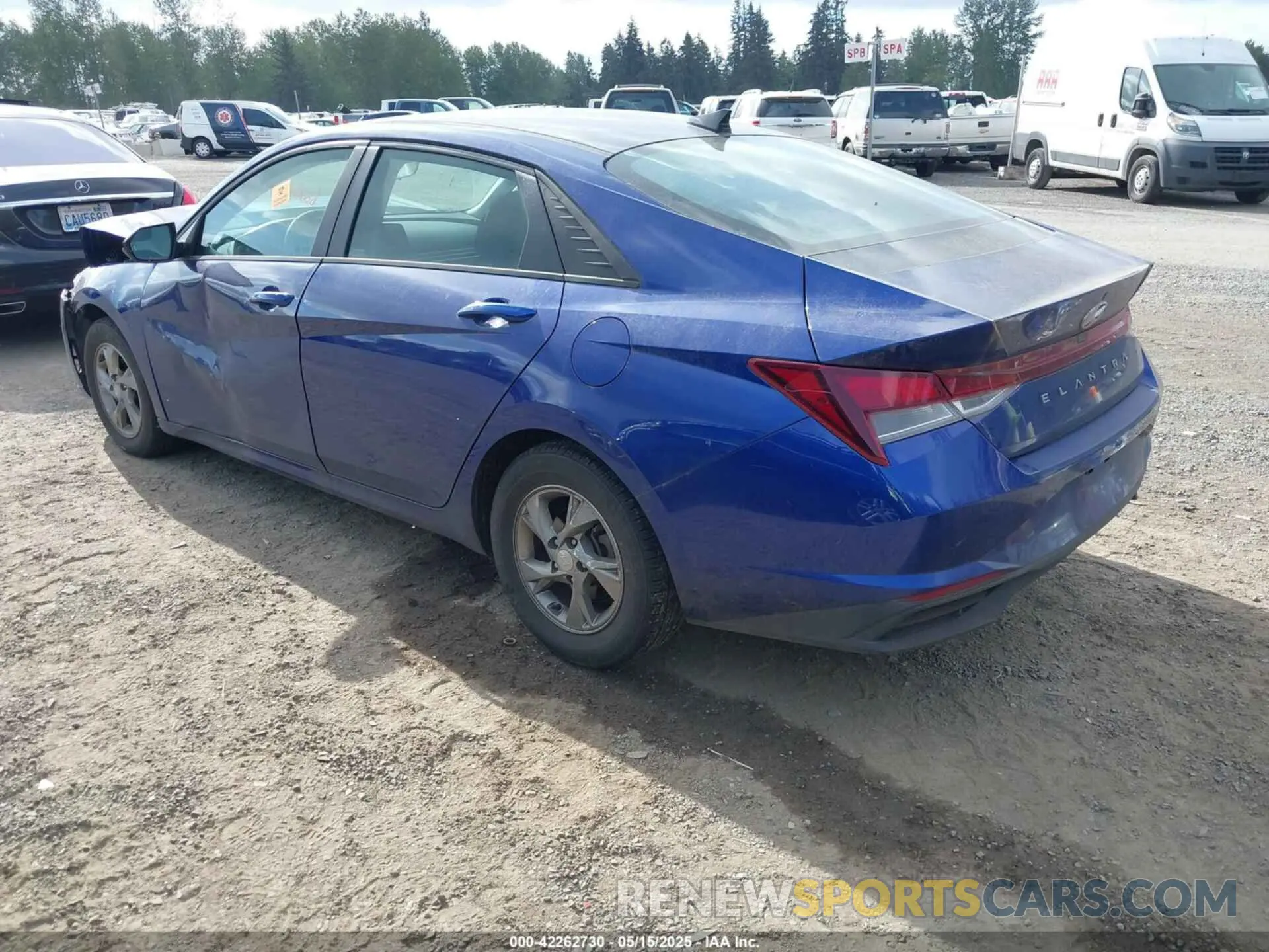 3 Photograph of a damaged car 5NPLL4AG5NH078288 HYUNDAI ELANTRA 2022