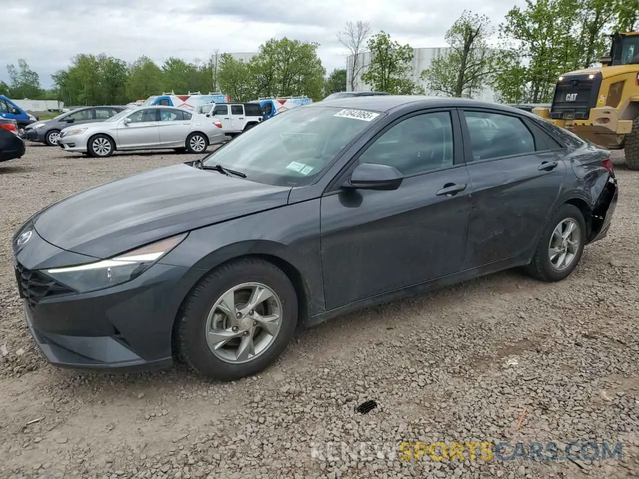 1 Photograph of a damaged car 5NPLL4AG8NH077393 HYUNDAI ELANTRA 2022