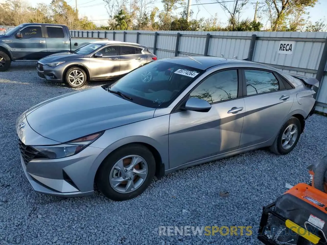 1 Photograph of a damaged car 5NPLL4AG8NH084165 HYUNDAI ELANTRA 2022