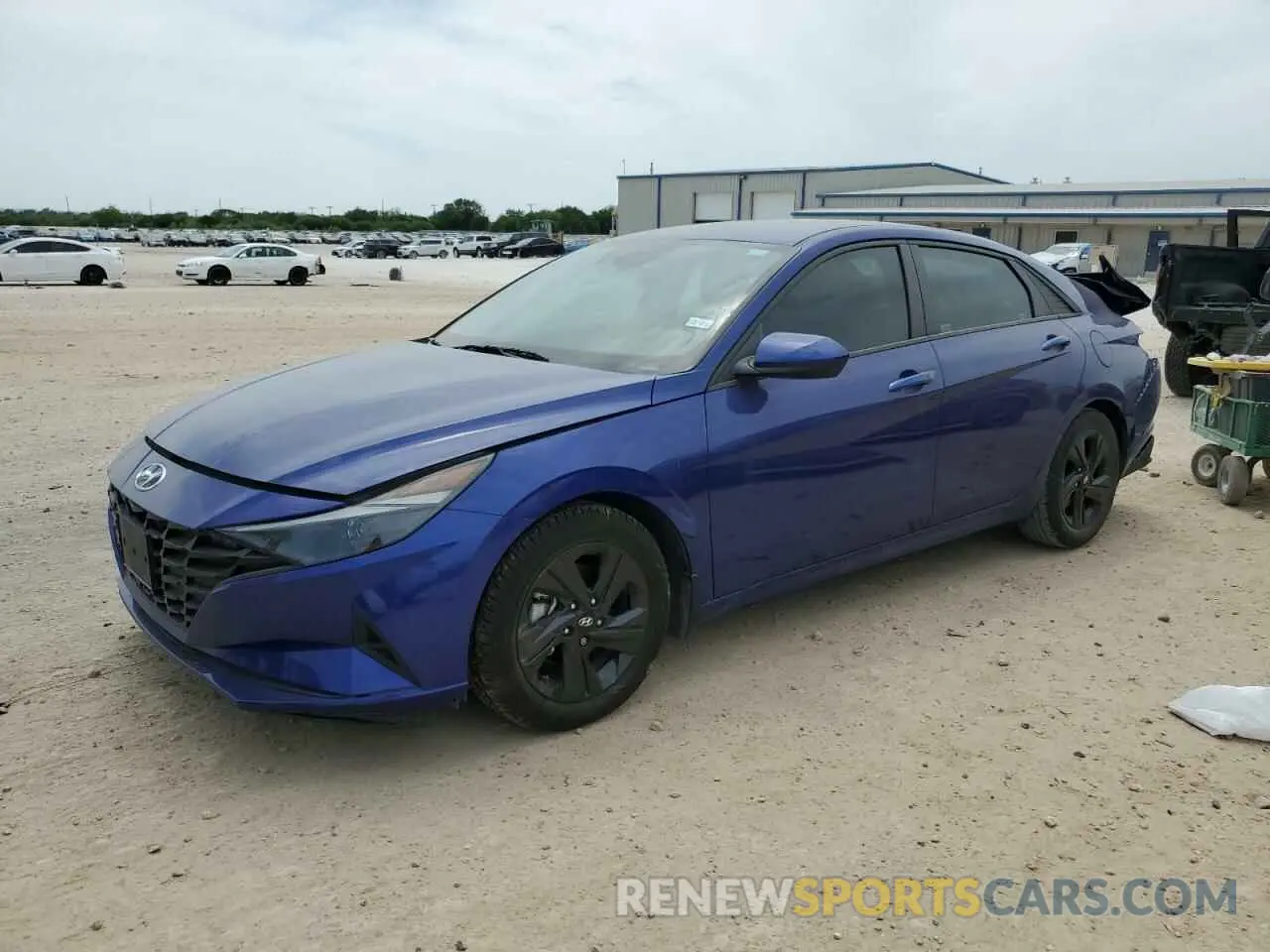 1 Photograph of a damaged car 5NPLM4AG0NH083041 HYUNDAI ELANTRA 2022