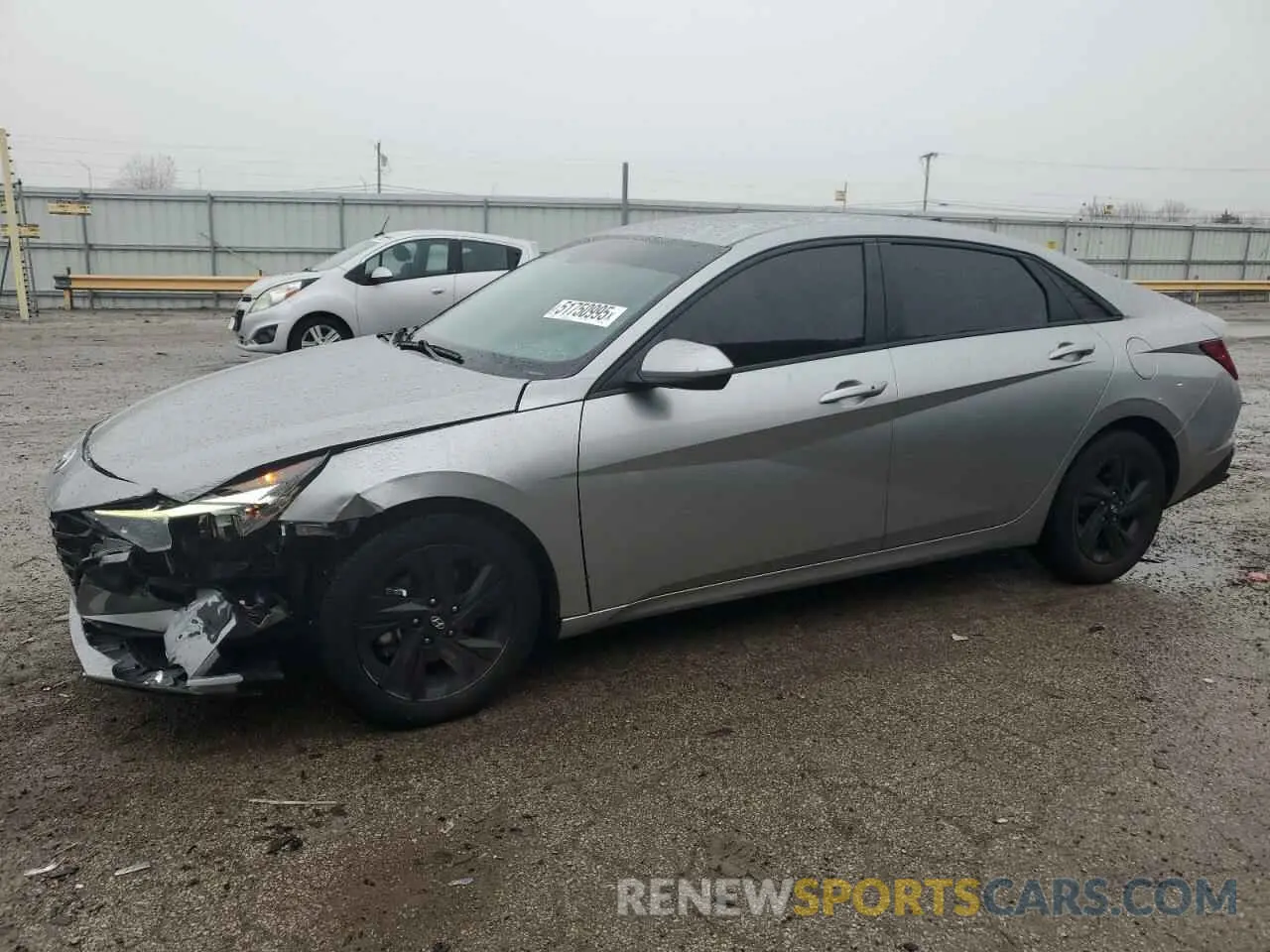 1 Photograph of a damaged car 5NPLM4AG1NH081248 HYUNDAI ELANTRA 2022