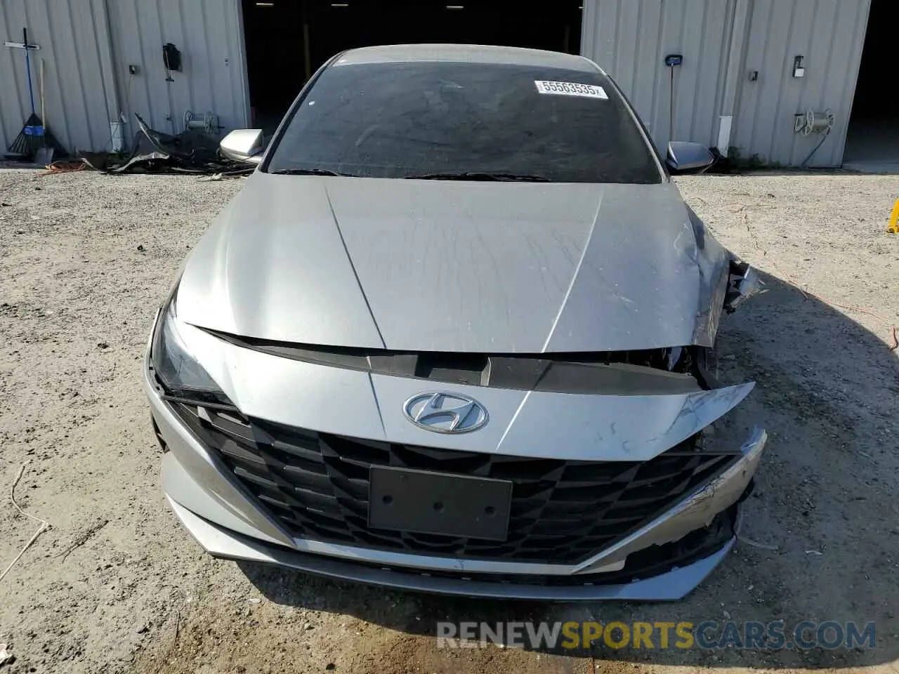 5 Photograph of a damaged car 5NPLM4AG1NH083467 HYUNDAI ELANTRA 2022