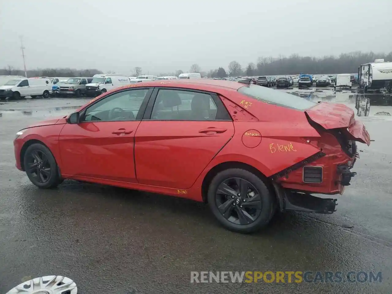 2 Photograph of a damaged car 5NPLM4AG2NH086118 HYUNDAI ELANTRA 2022