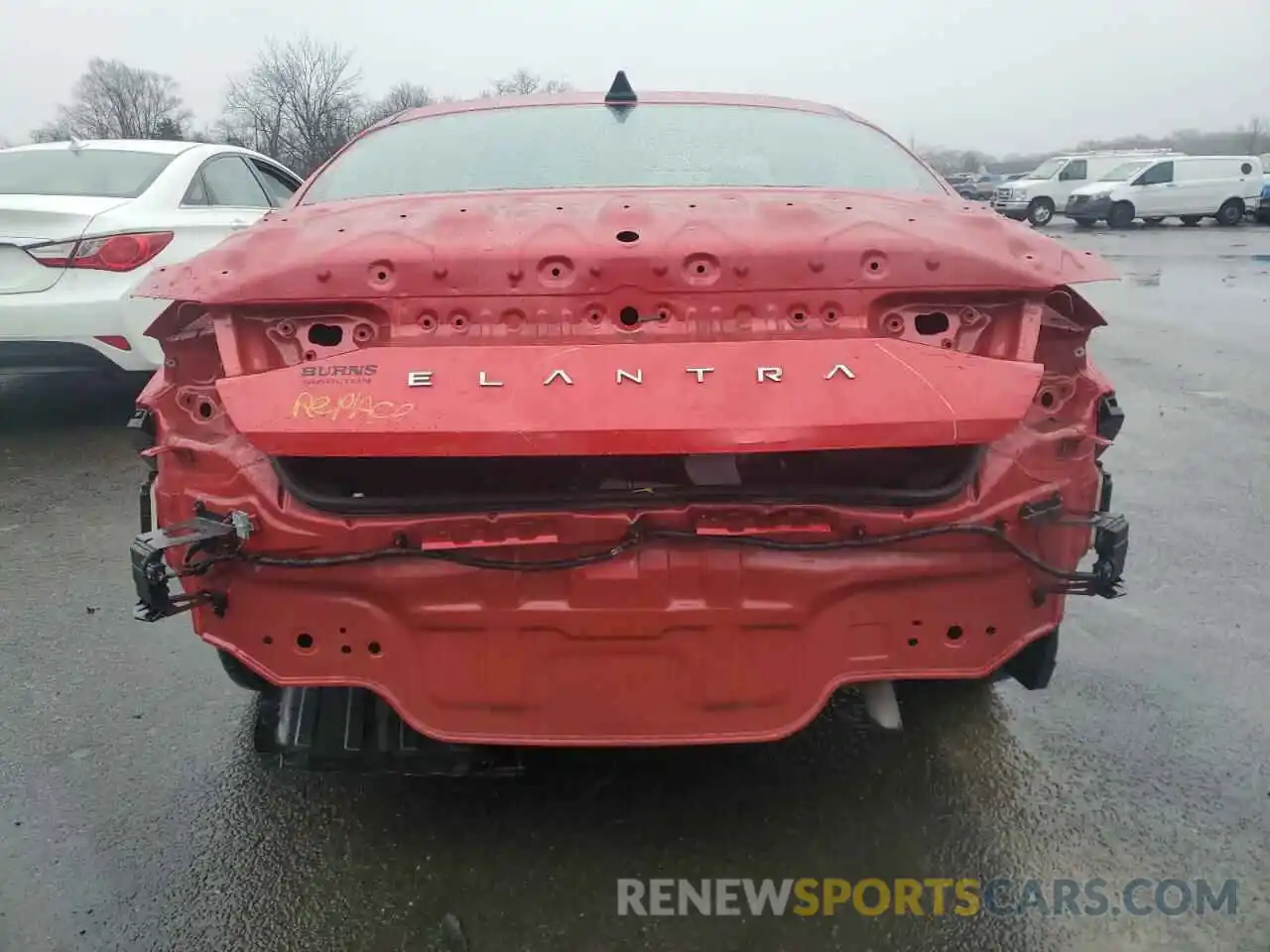 6 Photograph of a damaged car 5NPLM4AG2NH086118 HYUNDAI ELANTRA 2022