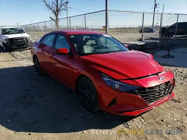 10 Photograph of a damaged car 5NPLM4AG3NH054651 HYUNDAI ELANTRA 2022