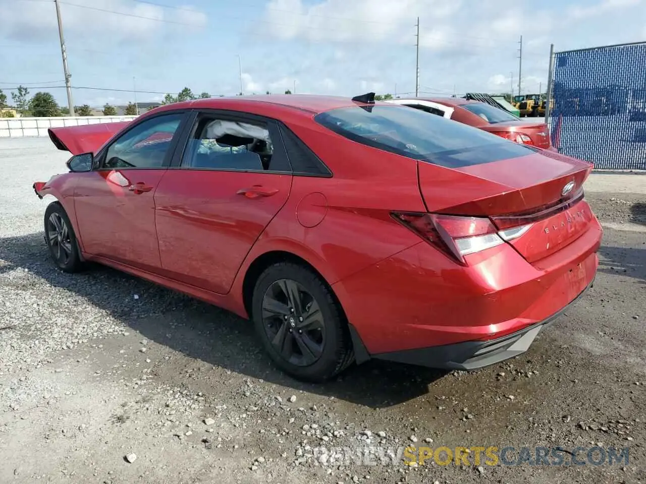 2 Photograph of a damaged car 5NPLM4AG3NH070249 HYUNDAI ELANTRA 2022