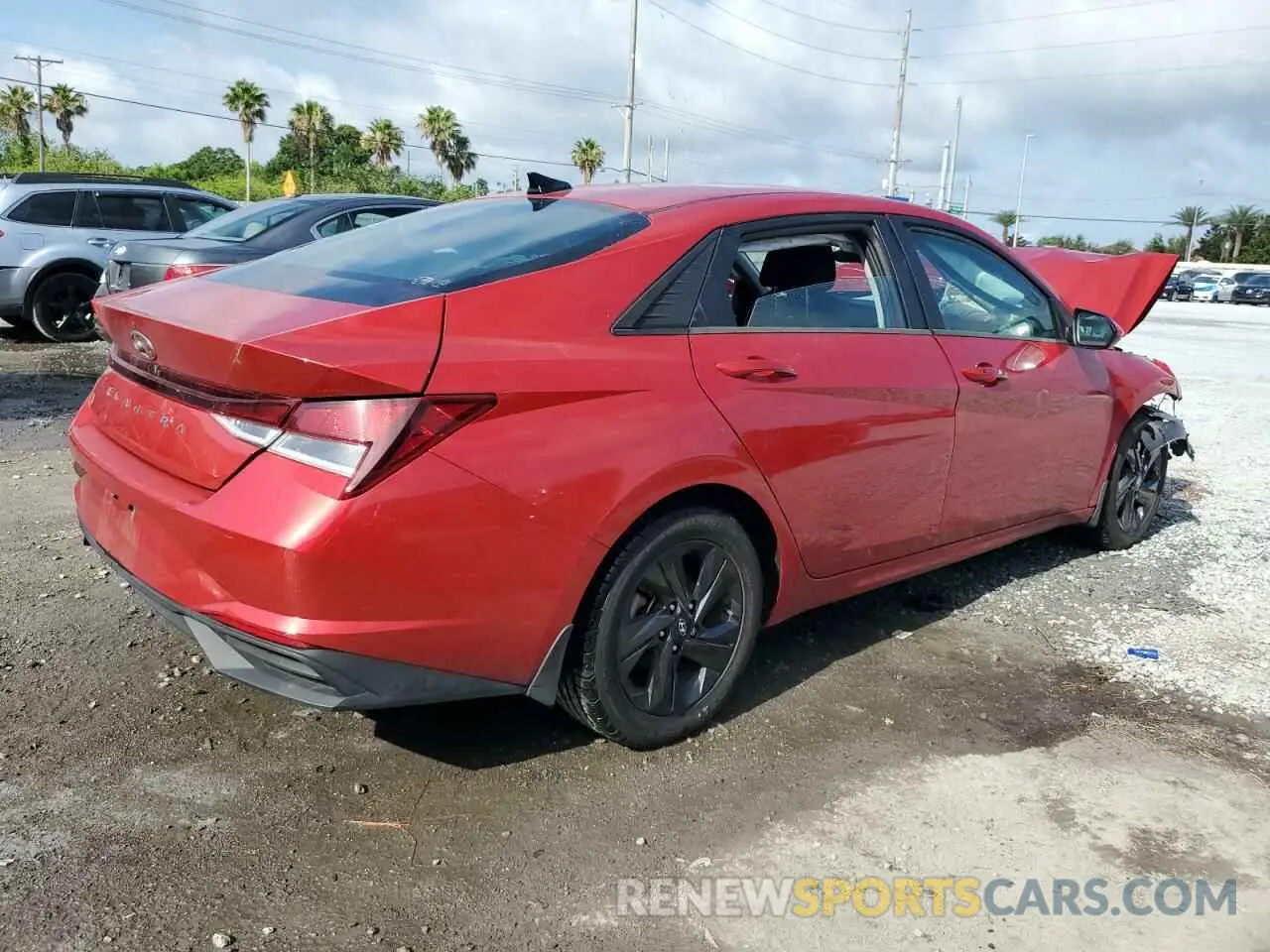 3 Photograph of a damaged car 5NPLM4AG3NH070249 HYUNDAI ELANTRA 2022