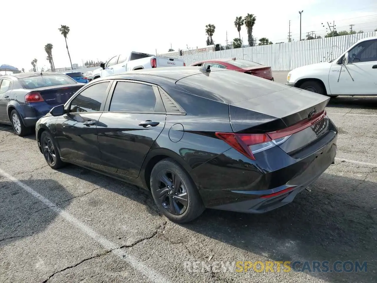 2 Photograph of a damaged car 5NPLM4AG3NH079453 HYUNDAI ELANTRA 2022
