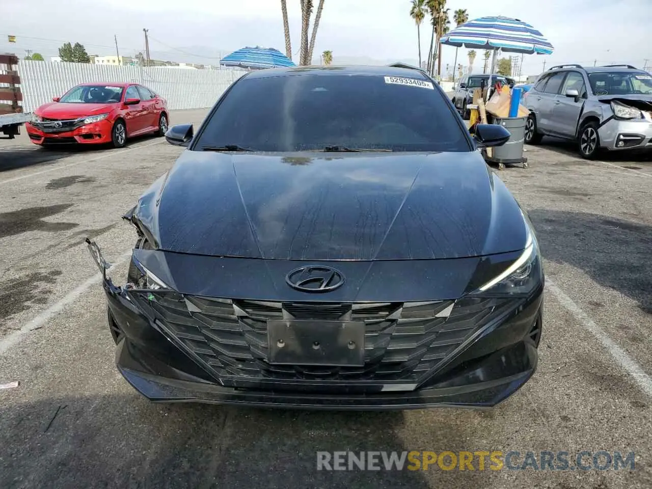 5 Photograph of a damaged car 5NPLM4AG3NH079453 HYUNDAI ELANTRA 2022