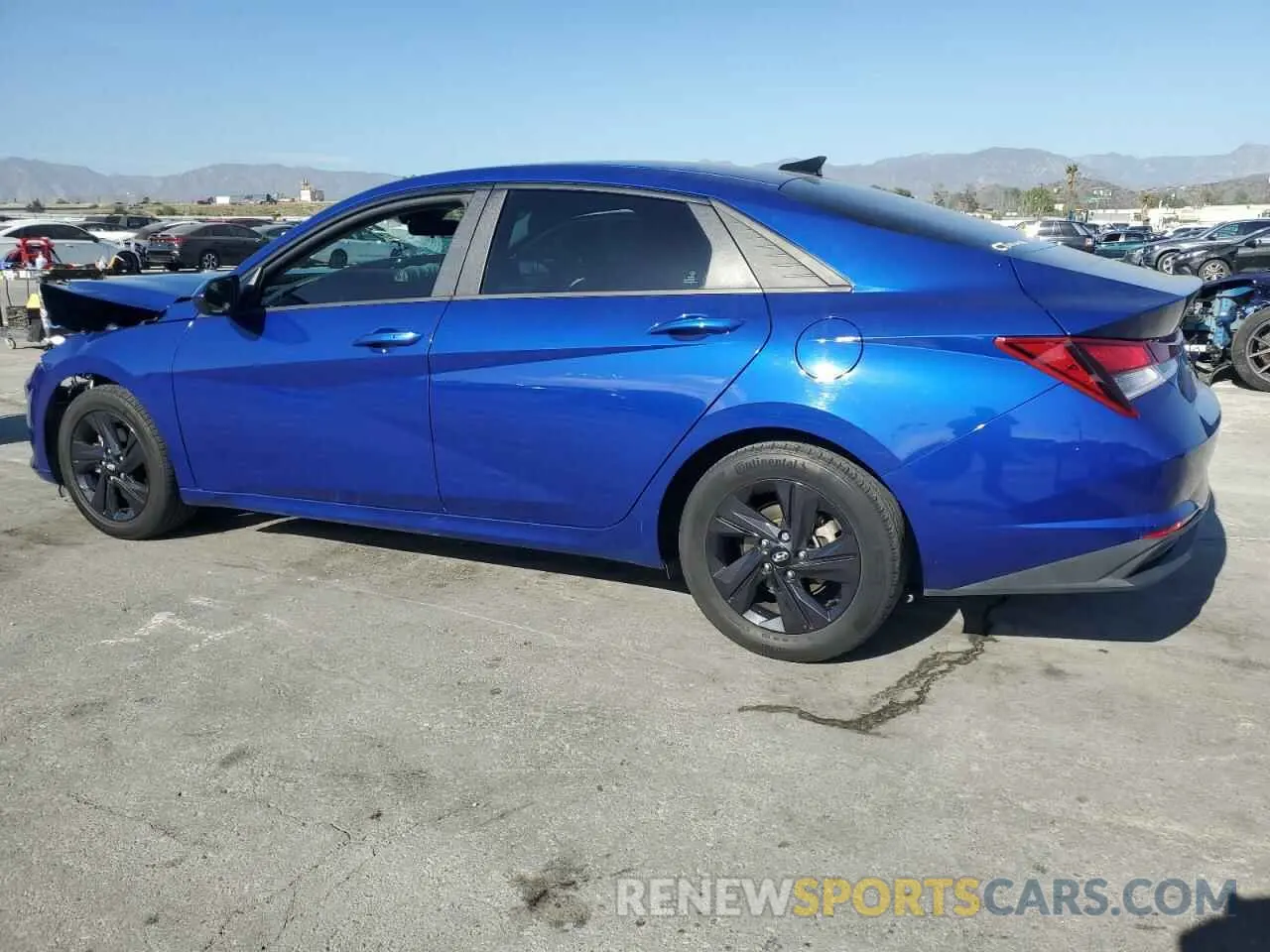 2 Photograph of a damaged car 5NPLM4AG5NH085920 HYUNDAI ELANTRA 2022