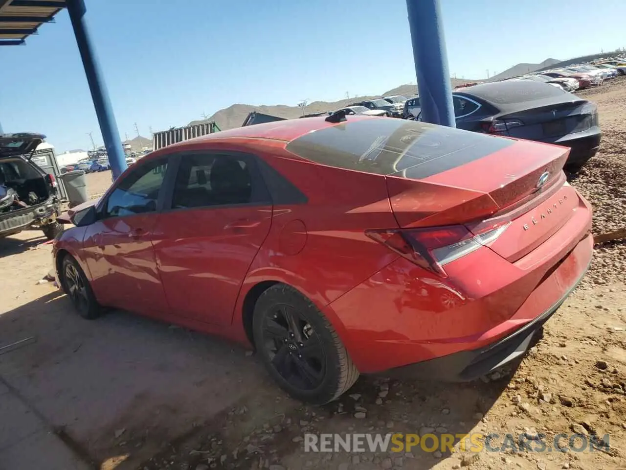 2 Photograph of a damaged car 5NPLM4AG6NH081102 HYUNDAI ELANTRA 2022