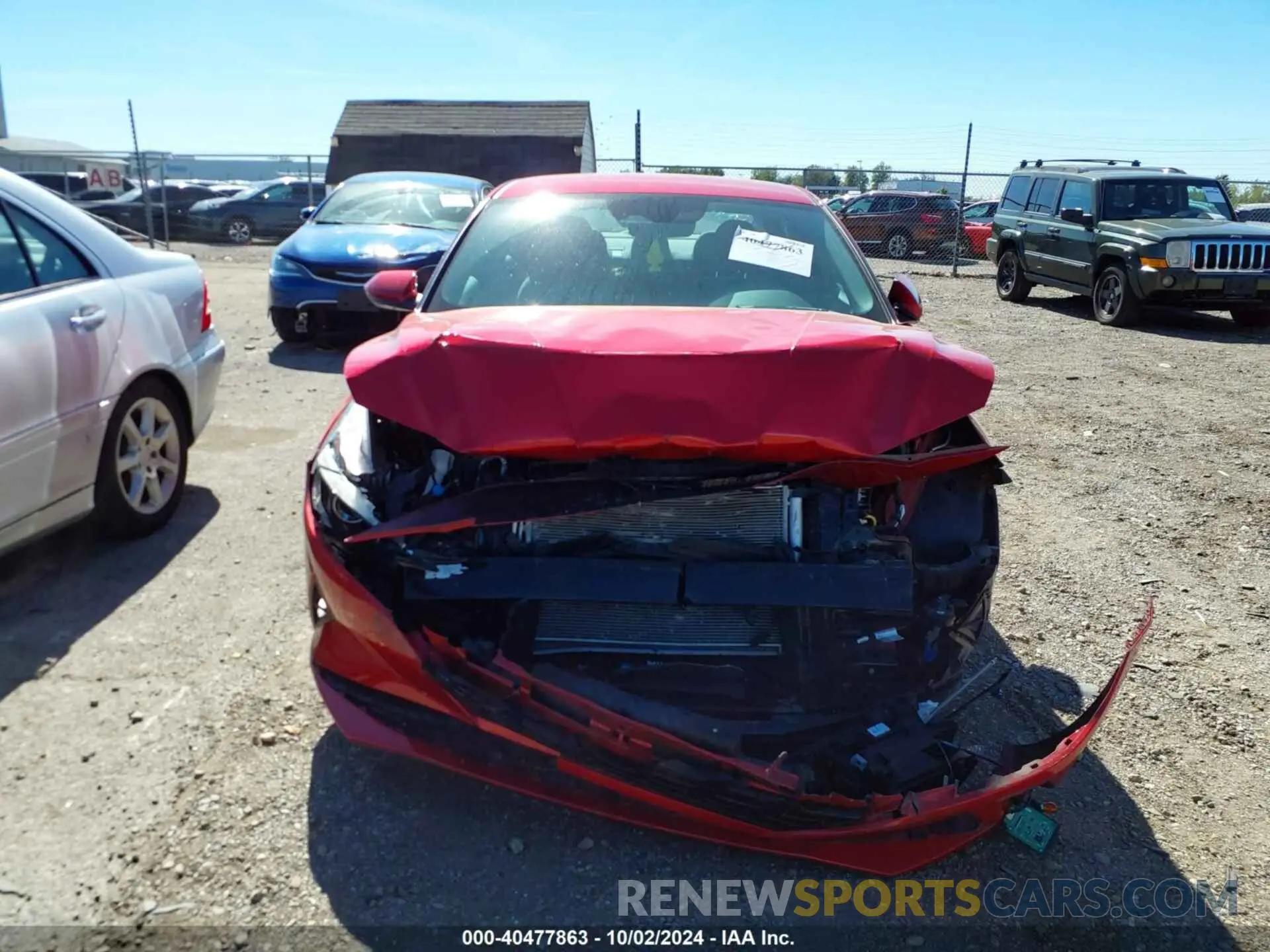 12 Photograph of a damaged car 5NPLM4AG7NH085403 HYUNDAI ELANTRA 2022
