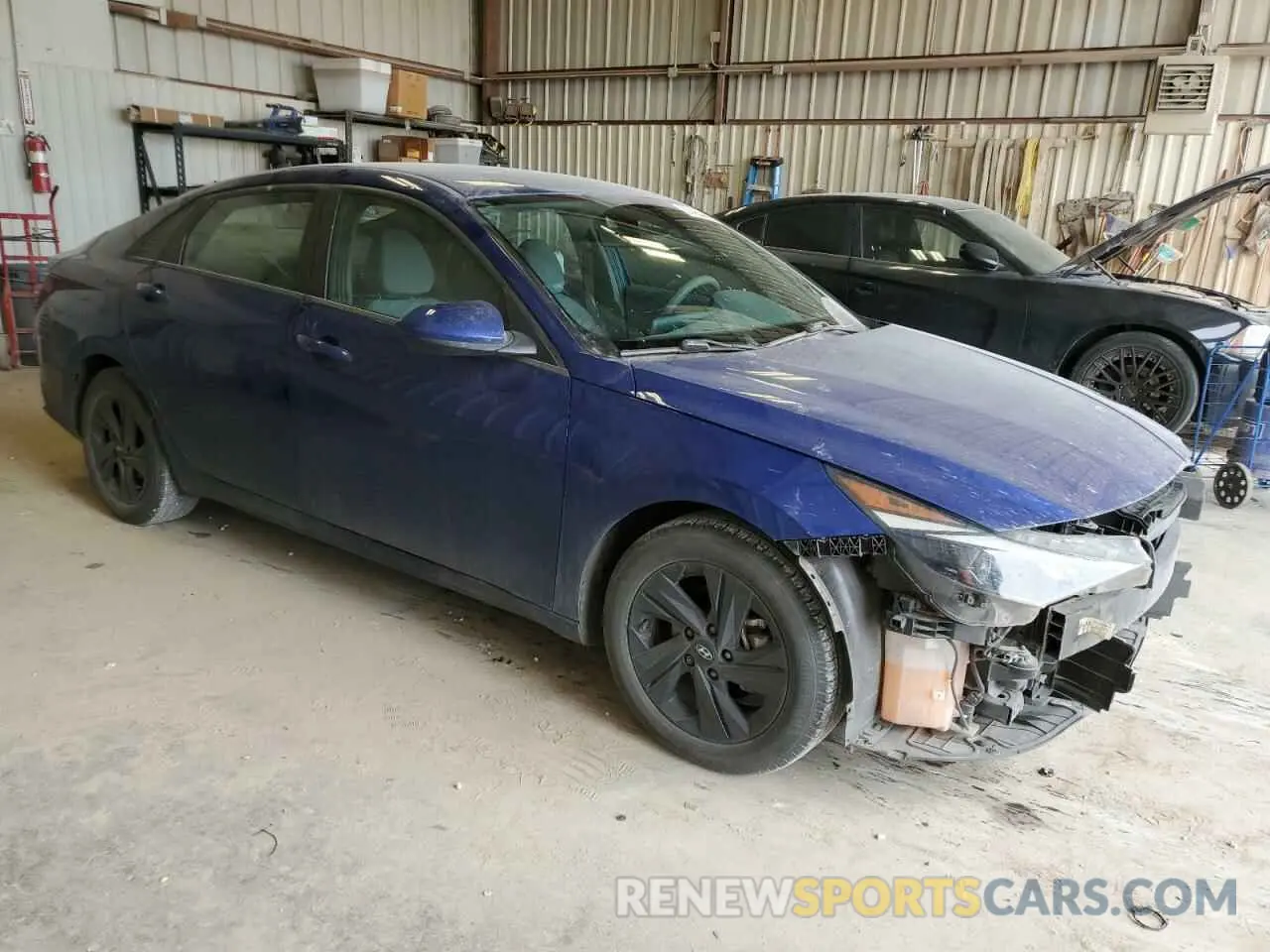 4 Photograph of a damaged car 5NPLM4AG8NH086088 HYUNDAI ELANTRA 2022