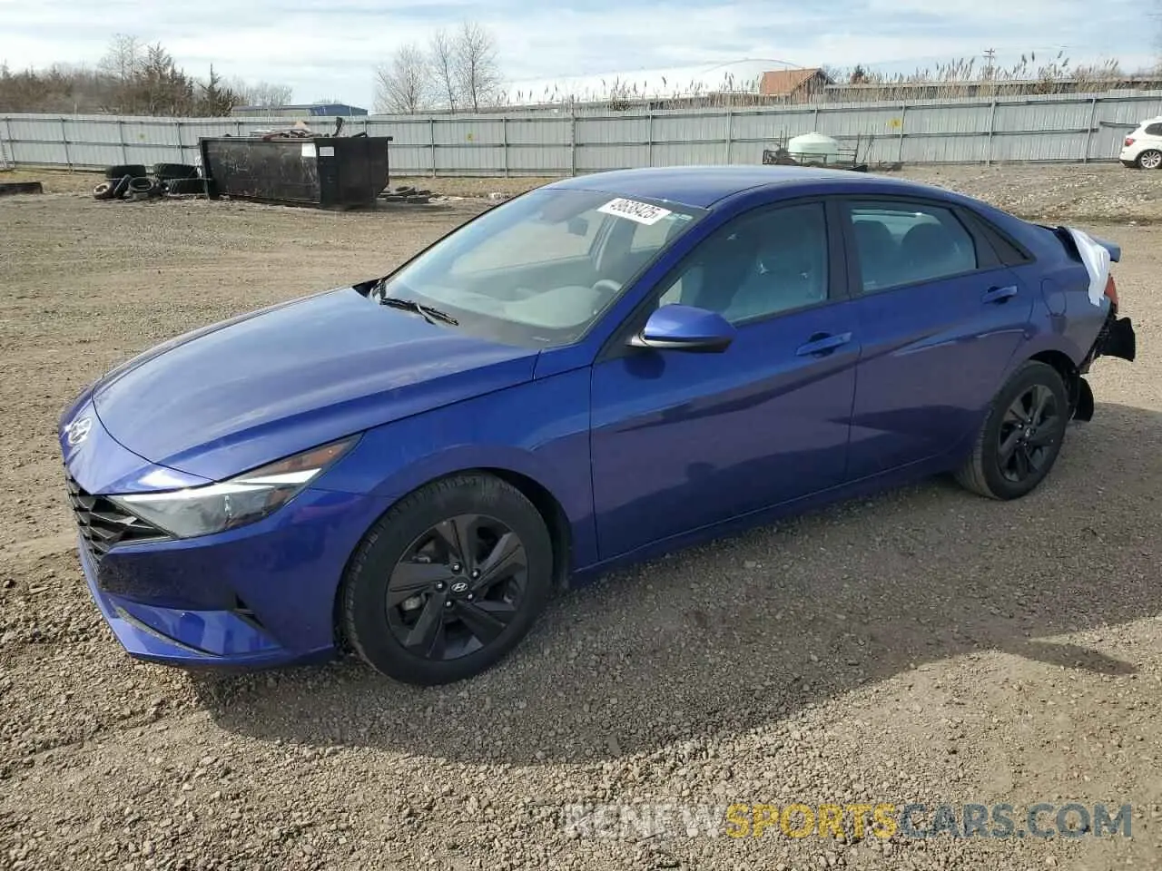 1 Photograph of a damaged car 5NPLM4AG9NH068764 HYUNDAI ELANTRA 2022