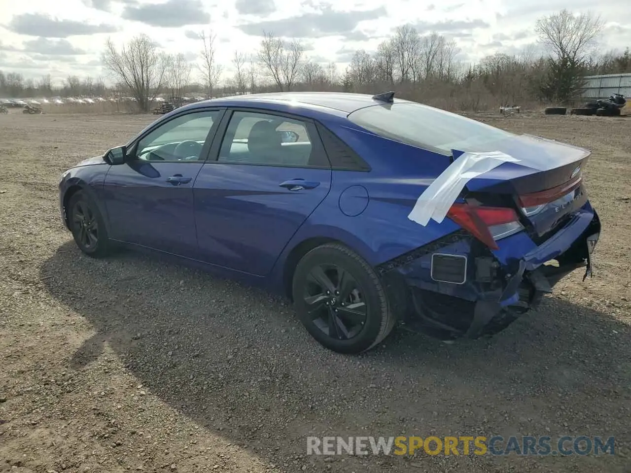 2 Photograph of a damaged car 5NPLM4AG9NH068764 HYUNDAI ELANTRA 2022