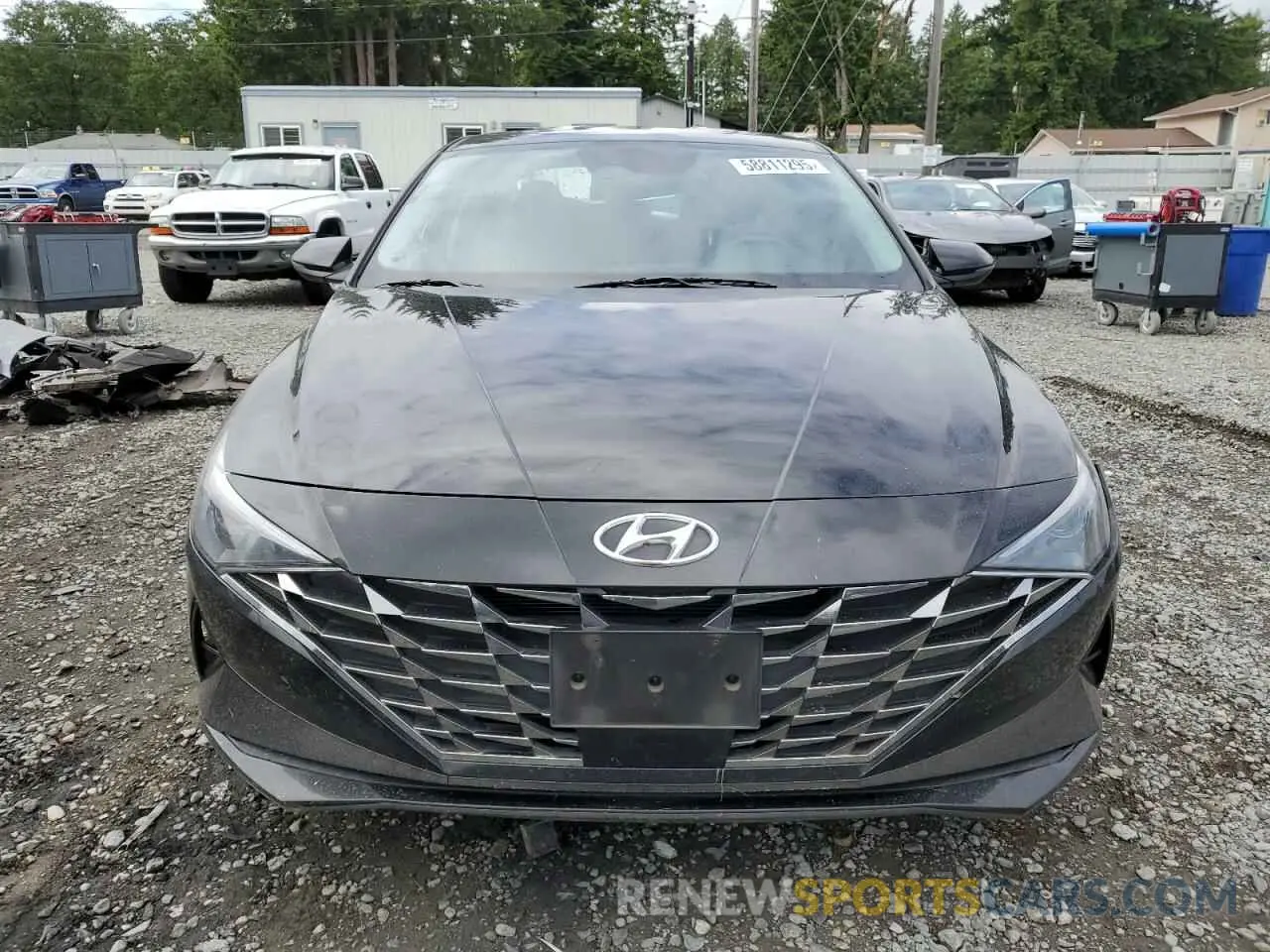 5 Photograph of a damaged car 5NPLN4AG0NH053115 HYUNDAI ELANTRA 2022