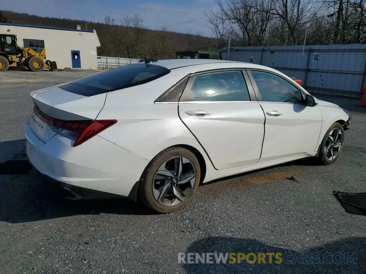 3 Photograph of a damaged car 5NPLN4AG1NH057299 HYUNDAI ELANTRA 2022