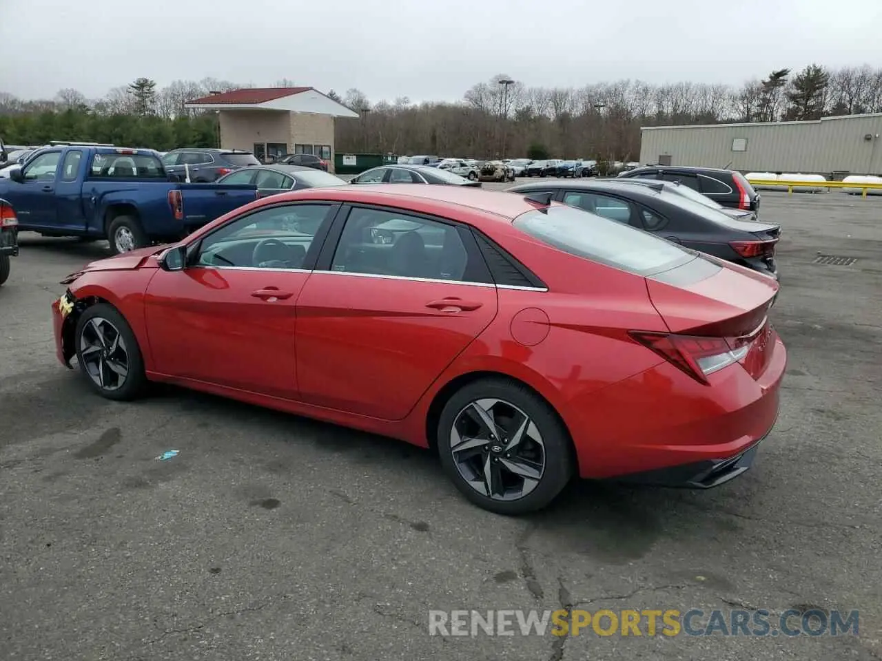 2 Photograph of a damaged car 5NPLN4AG3NH073519 HYUNDAI ELANTRA 2022