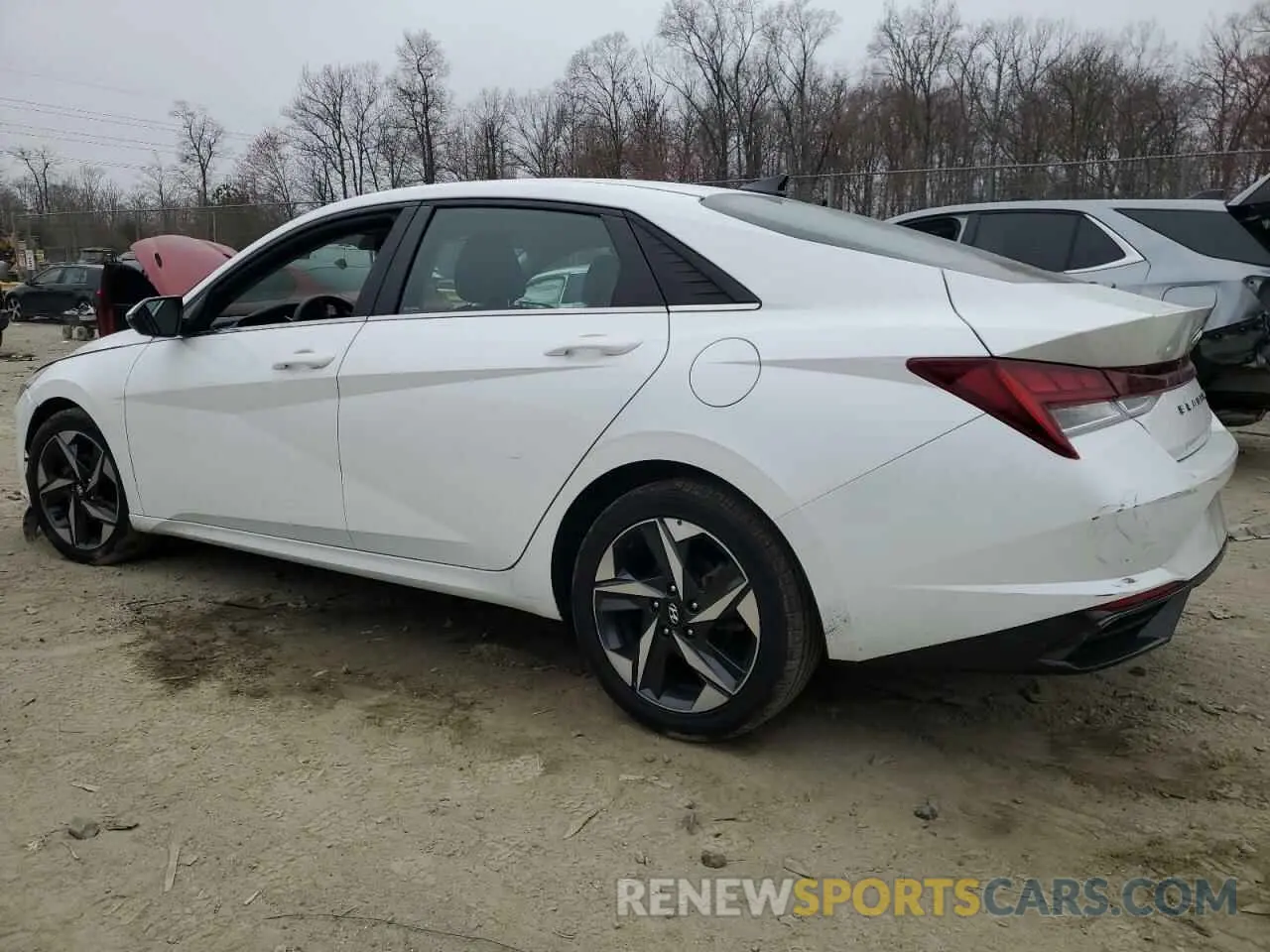 2 Photograph of a damaged car 5NPLN4AG5NH062960 HYUNDAI ELANTRA 2022