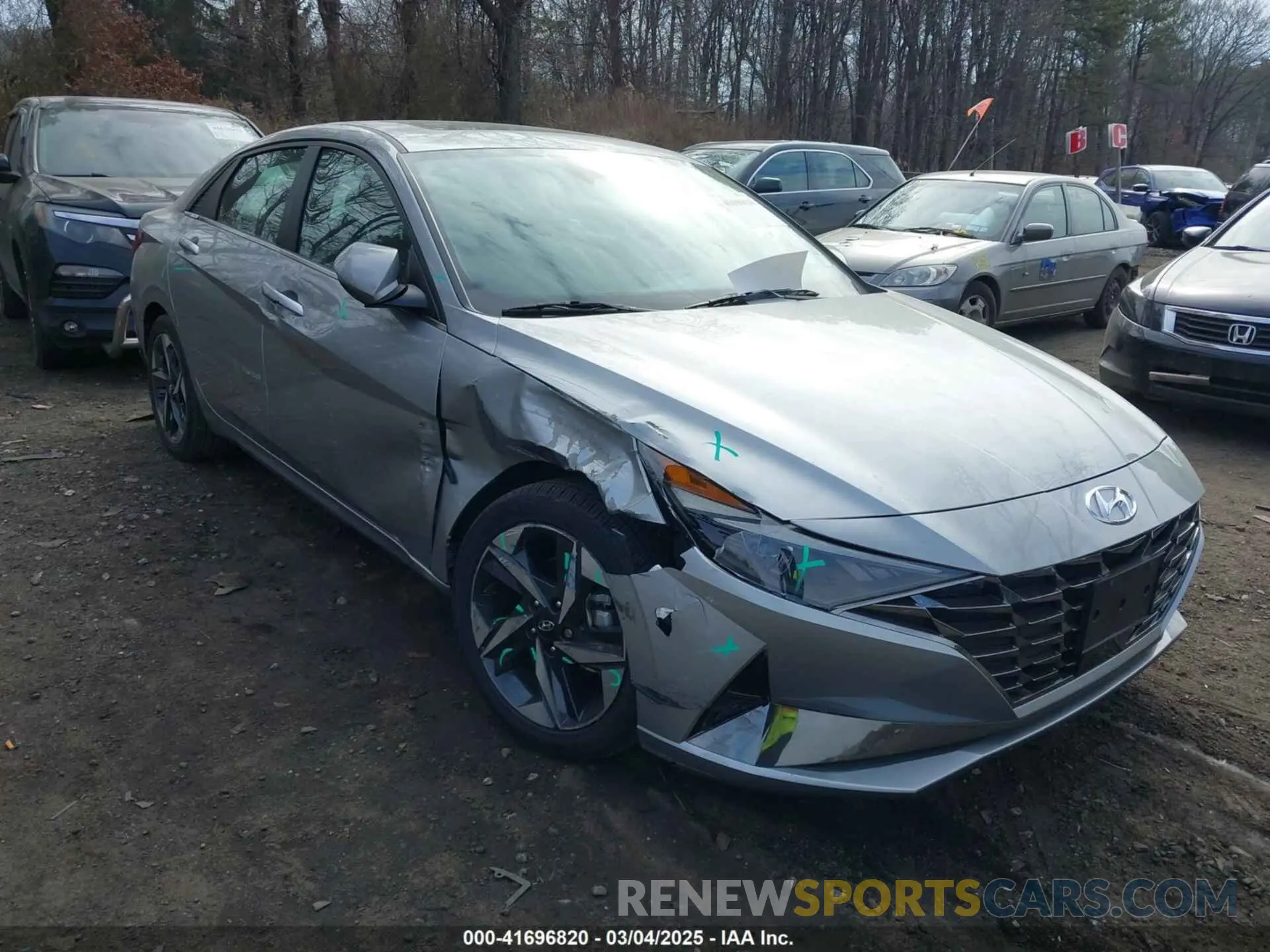 6 Photograph of a damaged car 5NPLN4AG5NH074106 HYUNDAI ELANTRA 2022