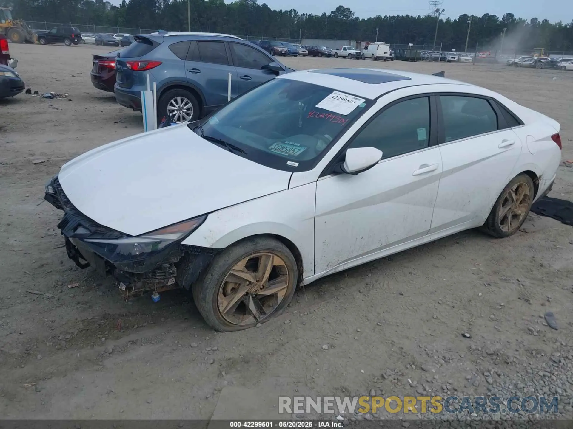 2 Photograph of a damaged car 5NPLN4AG7NH068727 HYUNDAI ELANTRA 2022