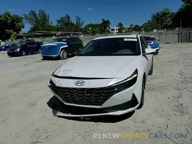 10 Photograph of a damaged car 5NPLN4AG7NH083762 HYUNDAI ELANTRA 2022