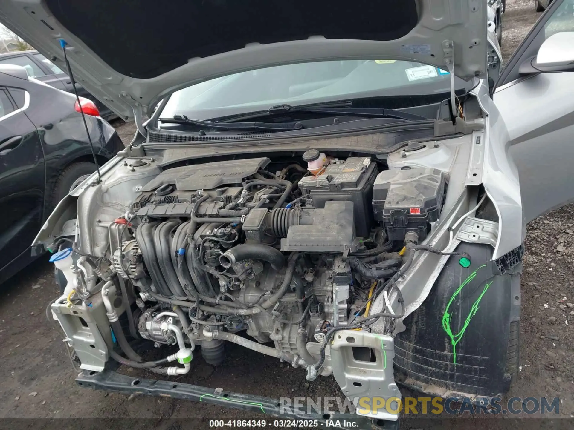 10 Photograph of a damaged car 5NPLN4AG9NH078241 HYUNDAI ELANTRA 2022