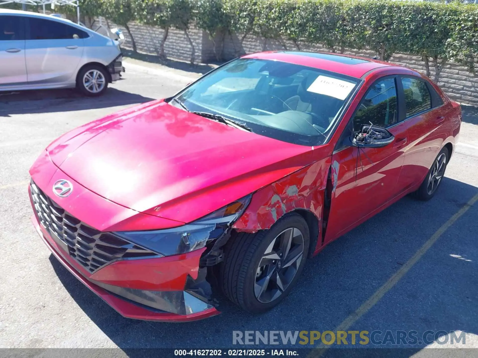 2 Photograph of a damaged car 5NPLN4AG9NH082970 HYUNDAI ELANTRA 2022