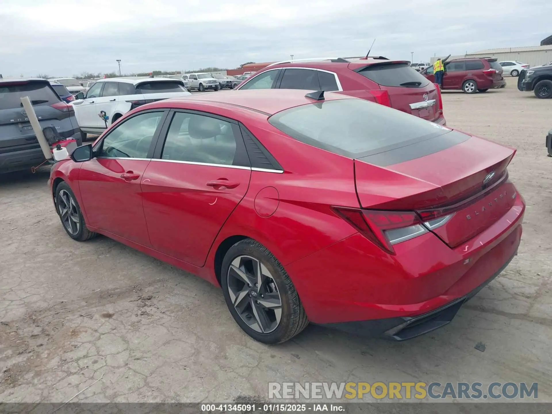 3 Photograph of a damaged car 5NPLP4AG7NH076157 HYUNDAI ELANTRA 2022