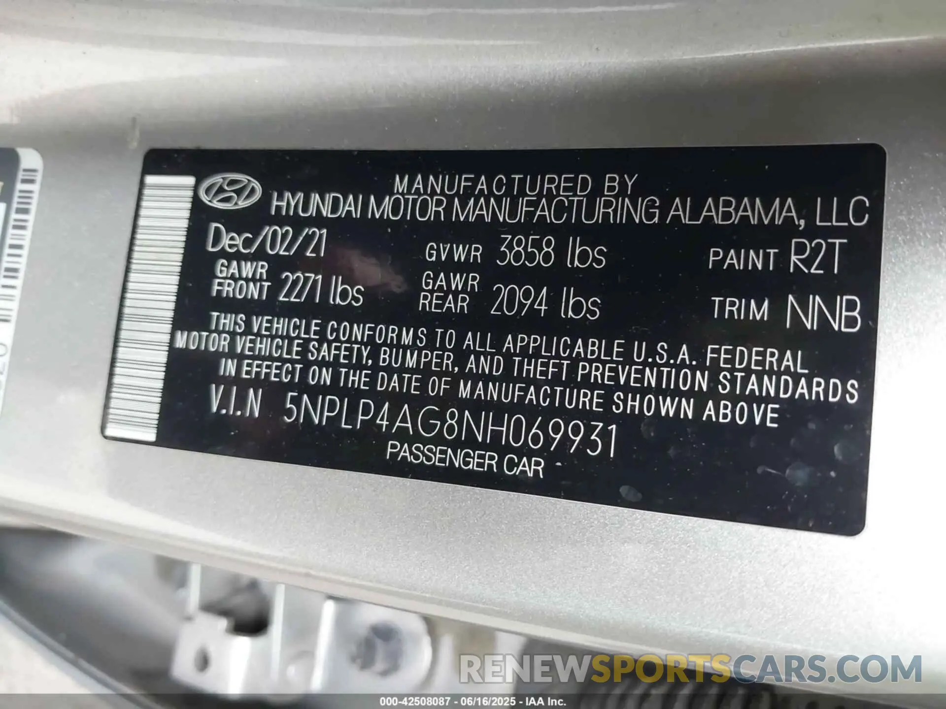 9 Photograph of a damaged car 5NPLP4AG8NH069931 HYUNDAI ELANTRA 2022