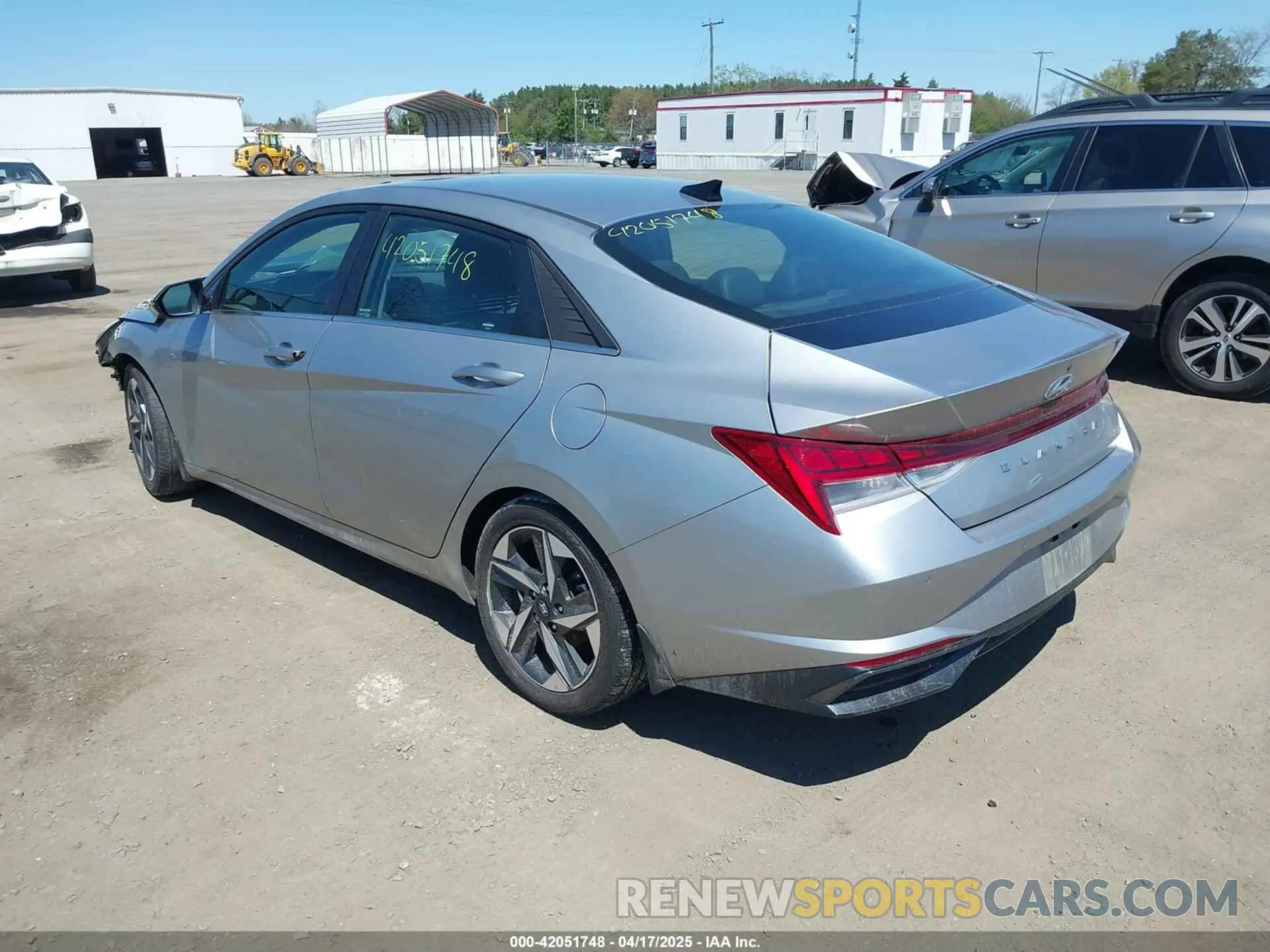 3 Photograph of a damaged car 5NPLP4AG8NH078032 HYUNDAI ELANTRA 2022