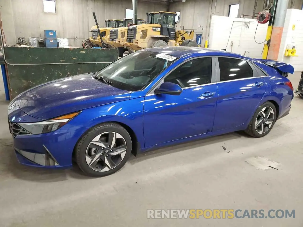 1 Photograph of a damaged car 5NPLP4AG9NH083840 HYUNDAI ELANTRA 2022