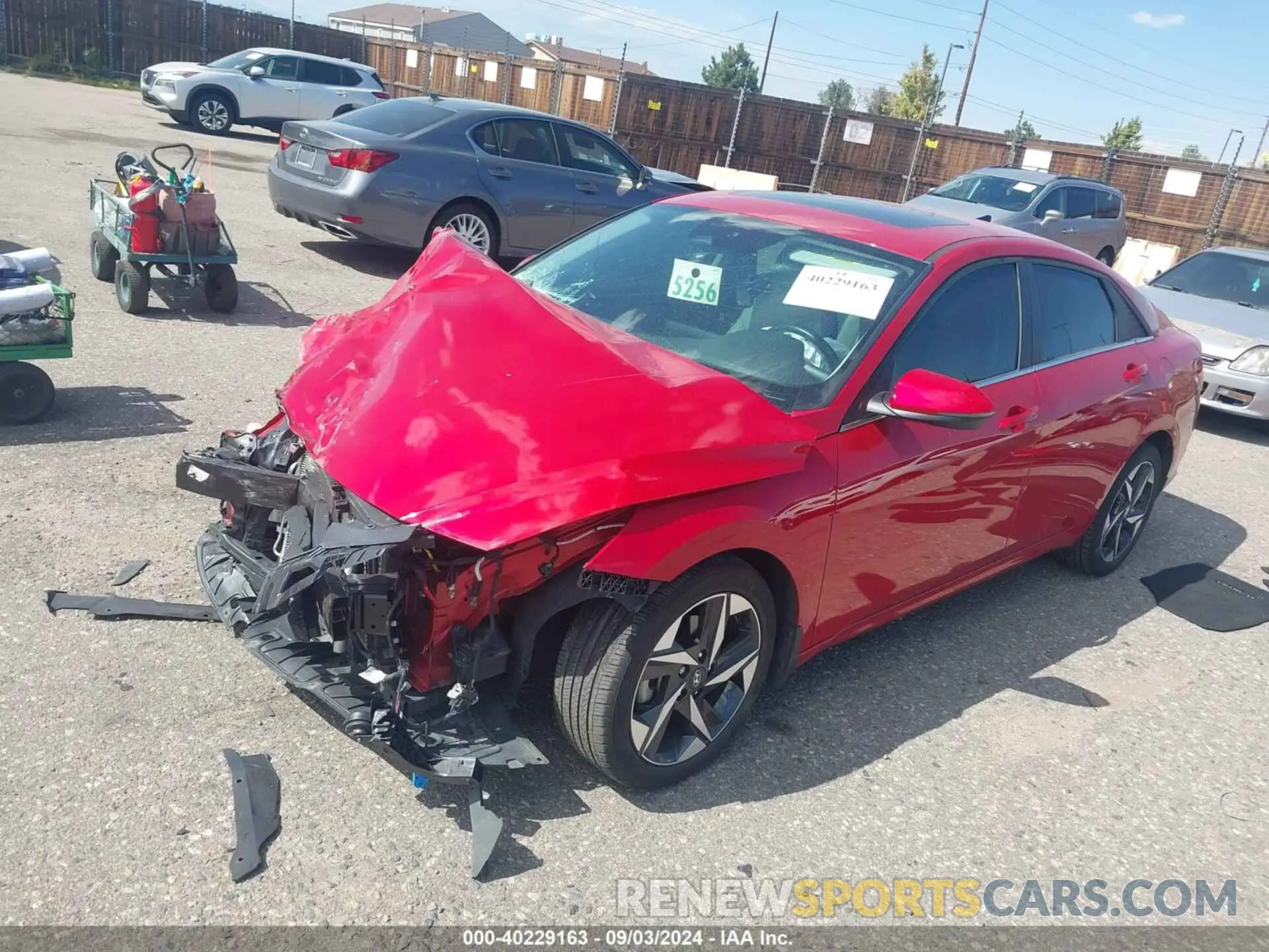 2 Photograph of a damaged car 5NPLP4AGXNH067579 HYUNDAI ELANTRA 2022