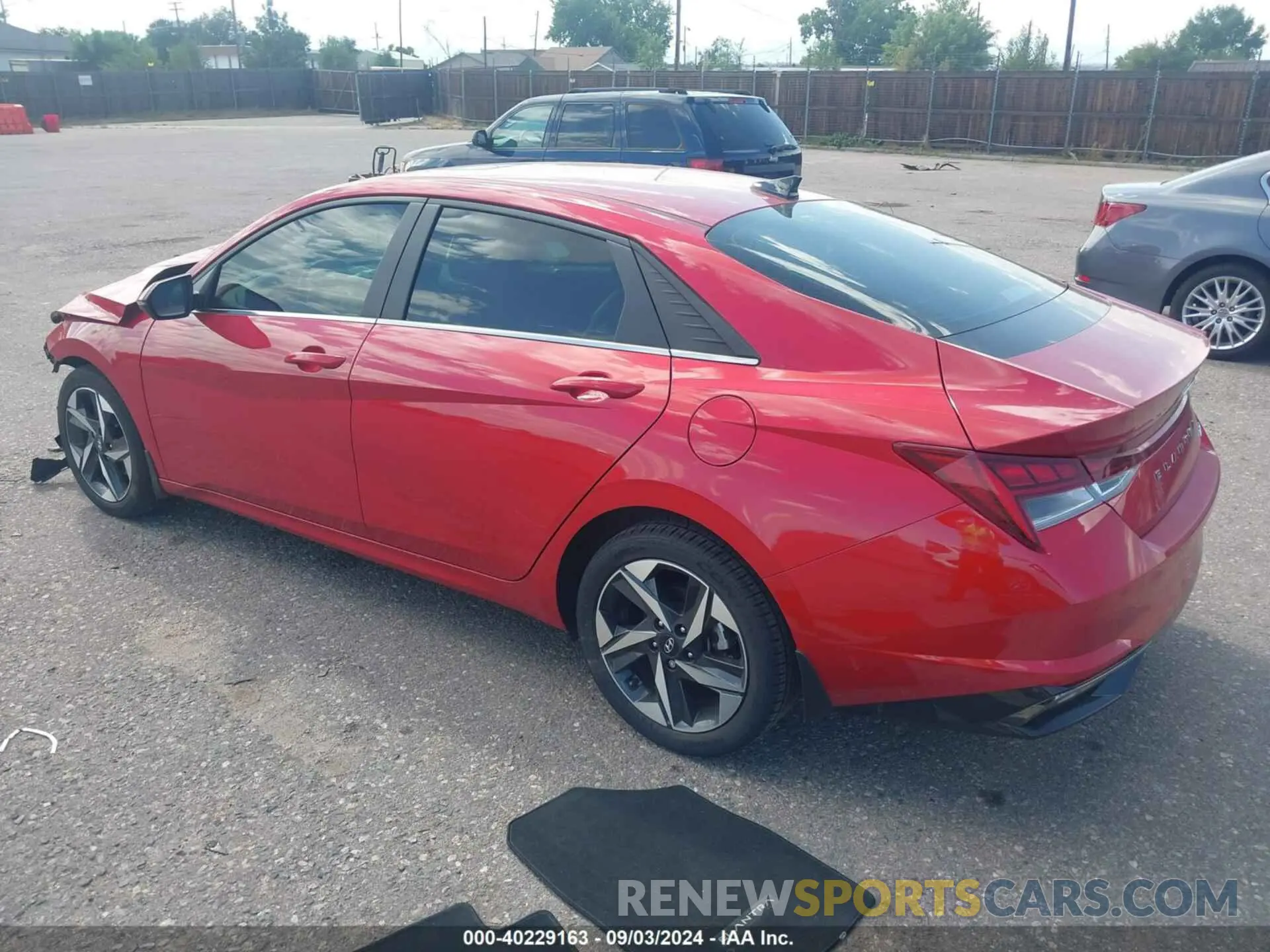 3 Photograph of a damaged car 5NPLP4AGXNH067579 HYUNDAI ELANTRA 2022