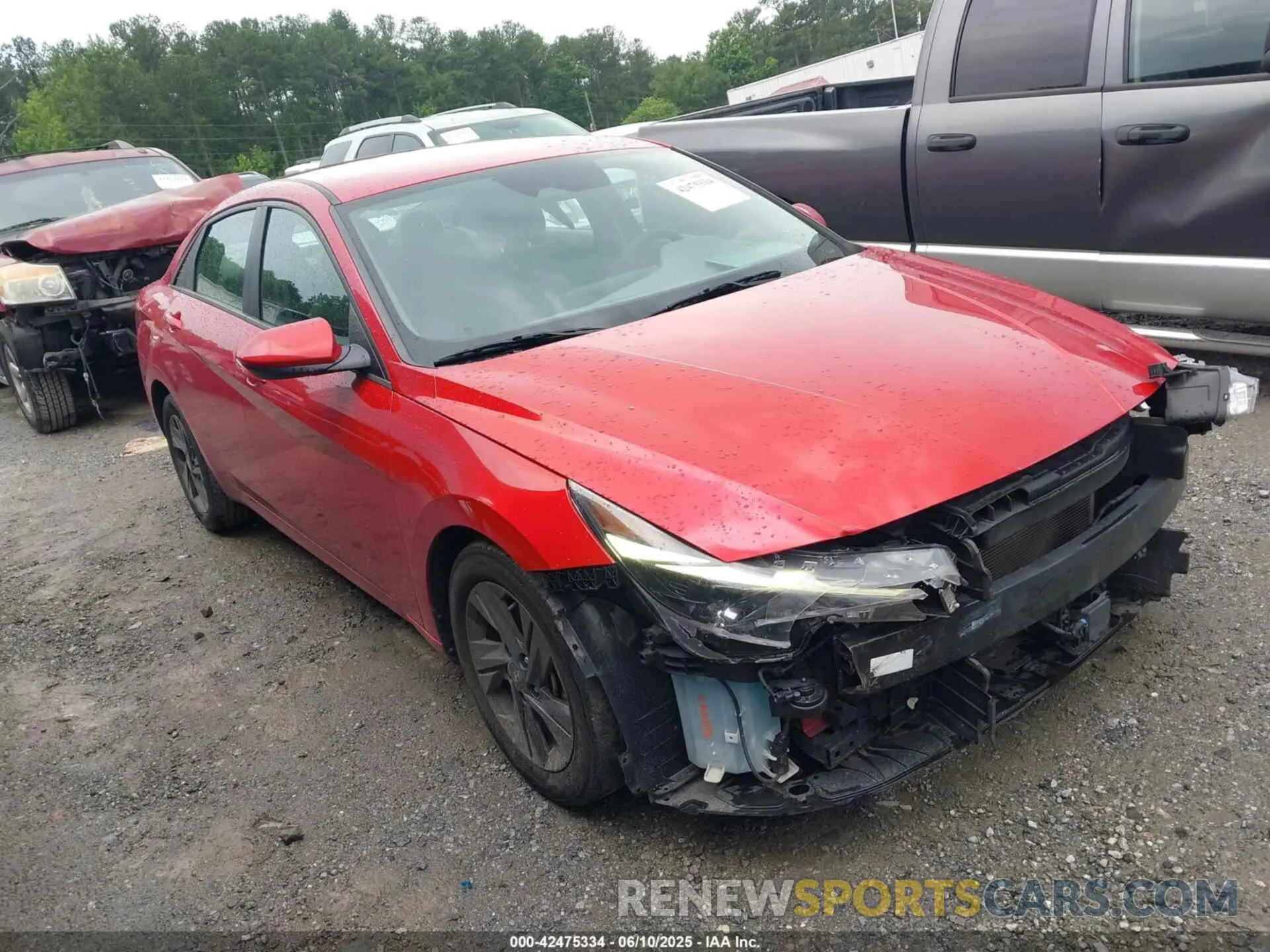 1 Photograph of a damaged car 5NPLS4AG0NH062485 HYUNDAI ELANTRA 2022
