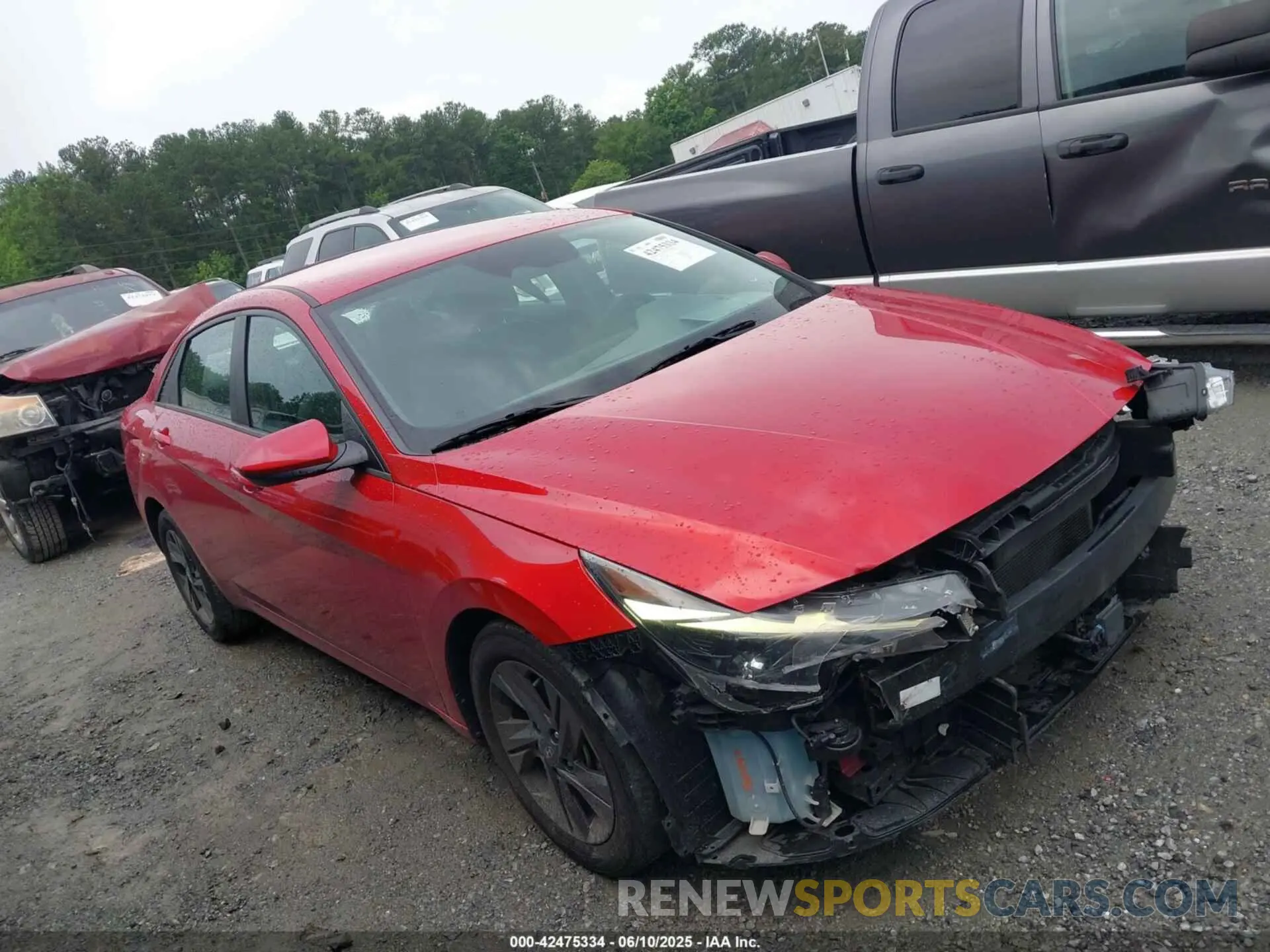13 Photograph of a damaged car 5NPLS4AG0NH062485 HYUNDAI ELANTRA 2022